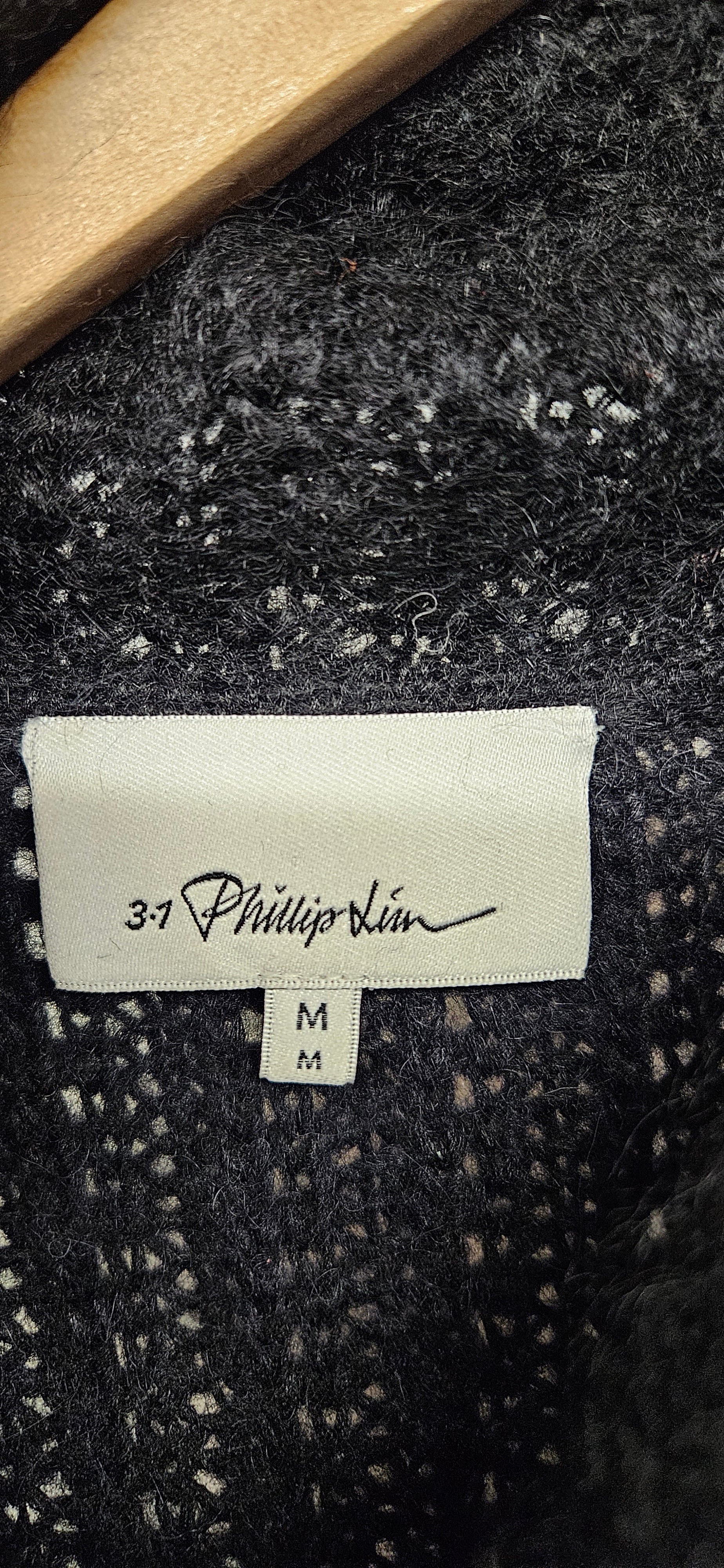 3.1 Phillip Lim Black Sleeveless Roll Neck Vest Top Size Medium - Image 3