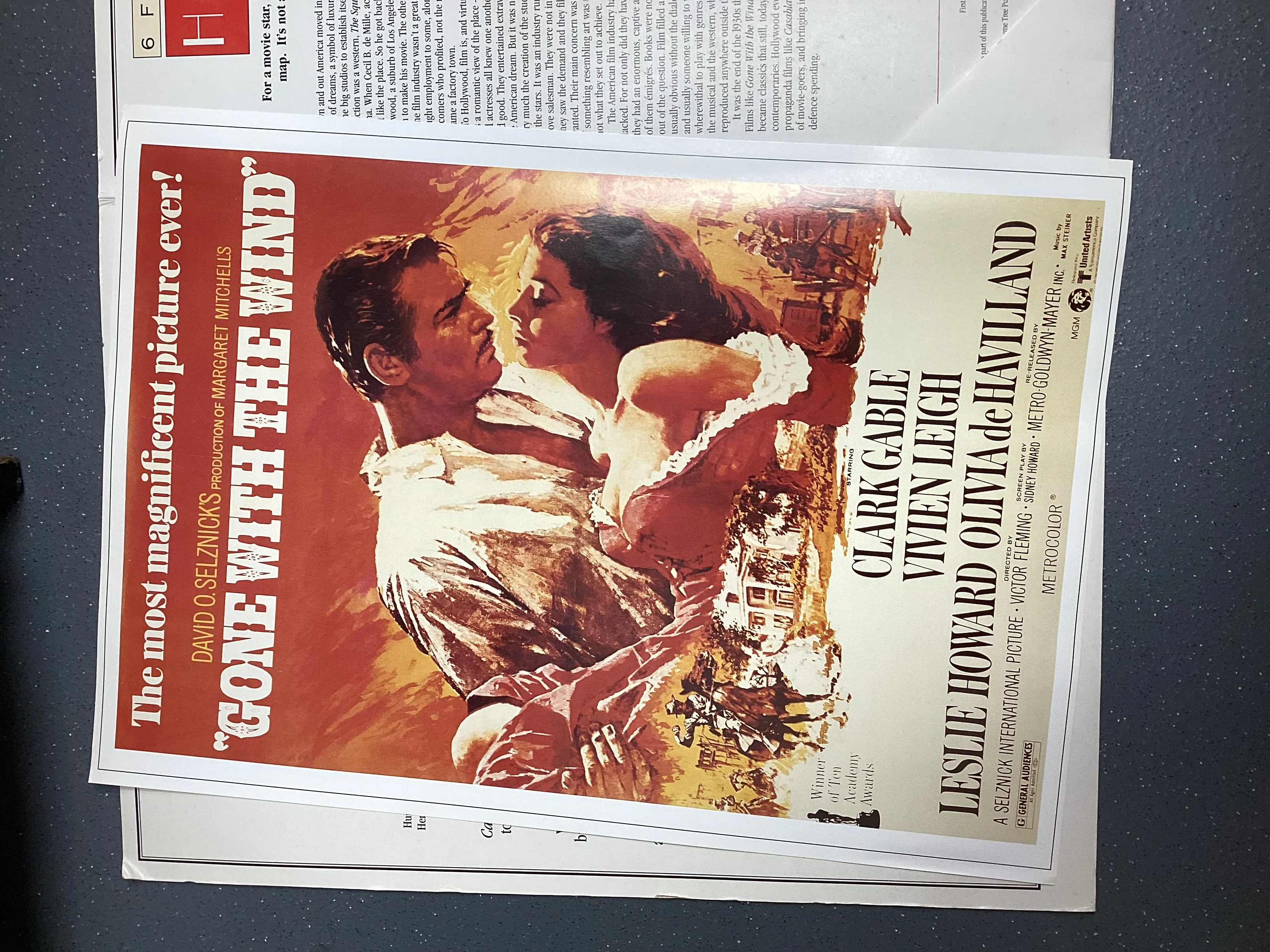 6 Full Colour Posters Casablanca Hollywood 1995 - Image 3