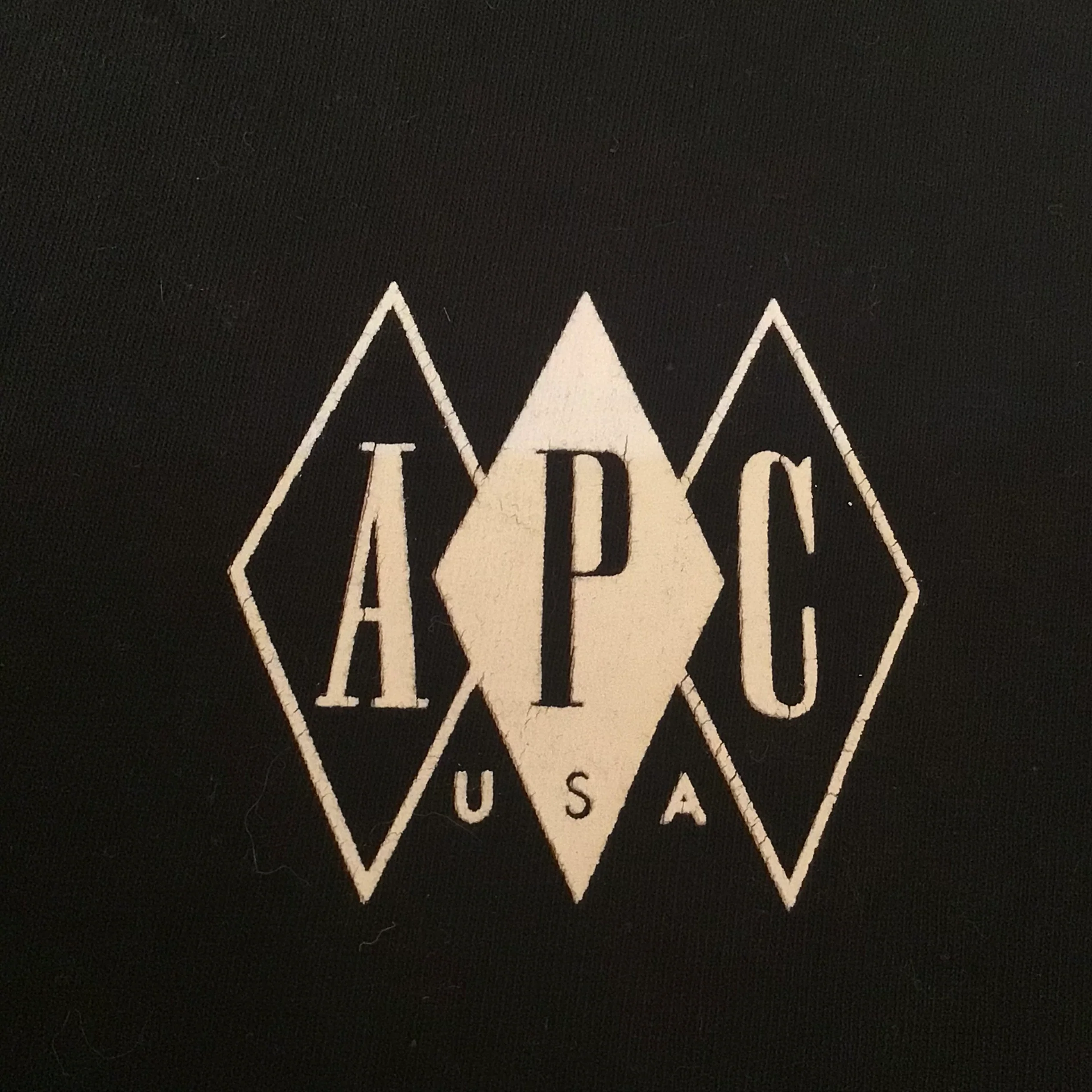 A.P.C. Black Cotton Jessie Tee T-Shirt Size XS - Image 3
