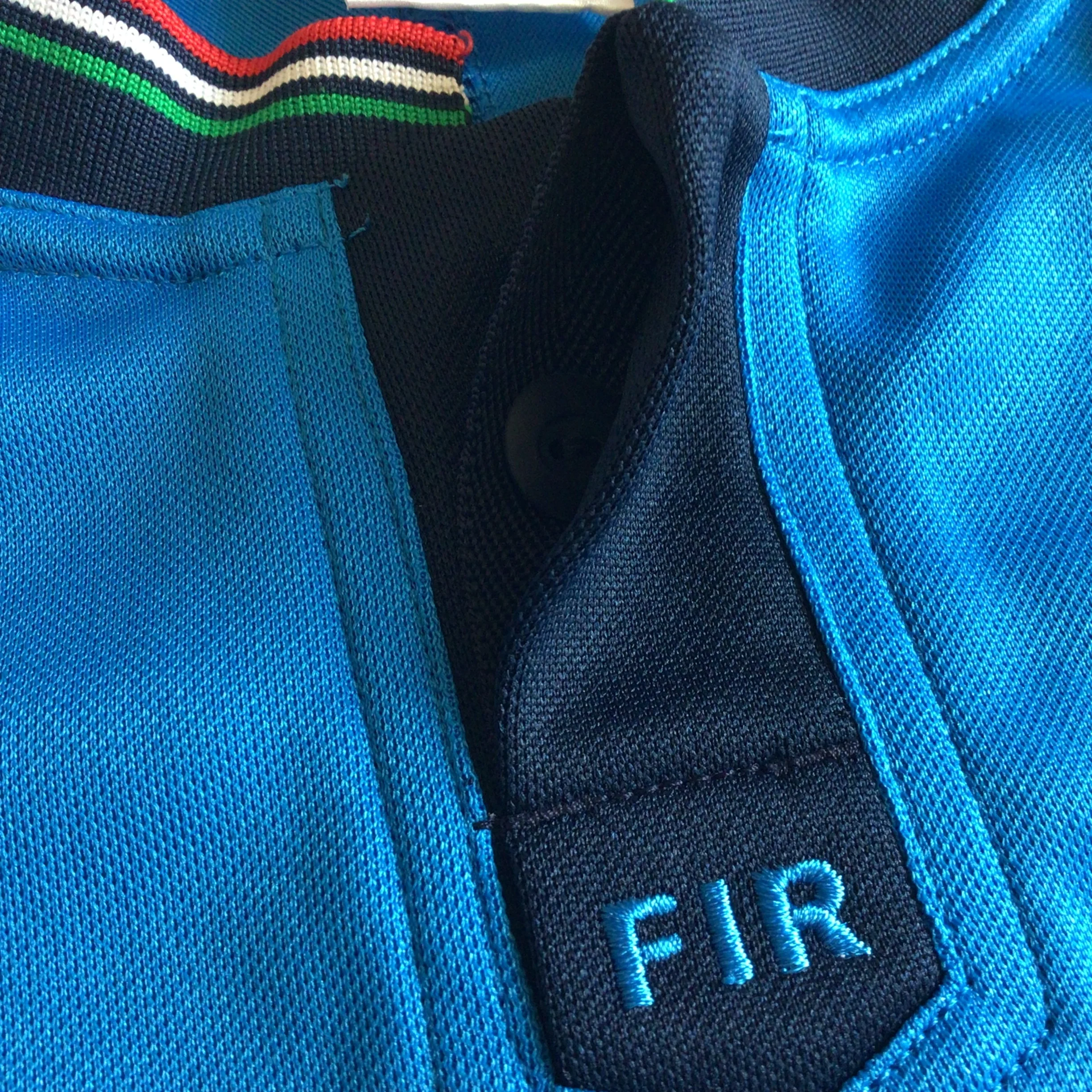 Adidas Blue Italy Rugby Union Shirt Size XL - Image 5
