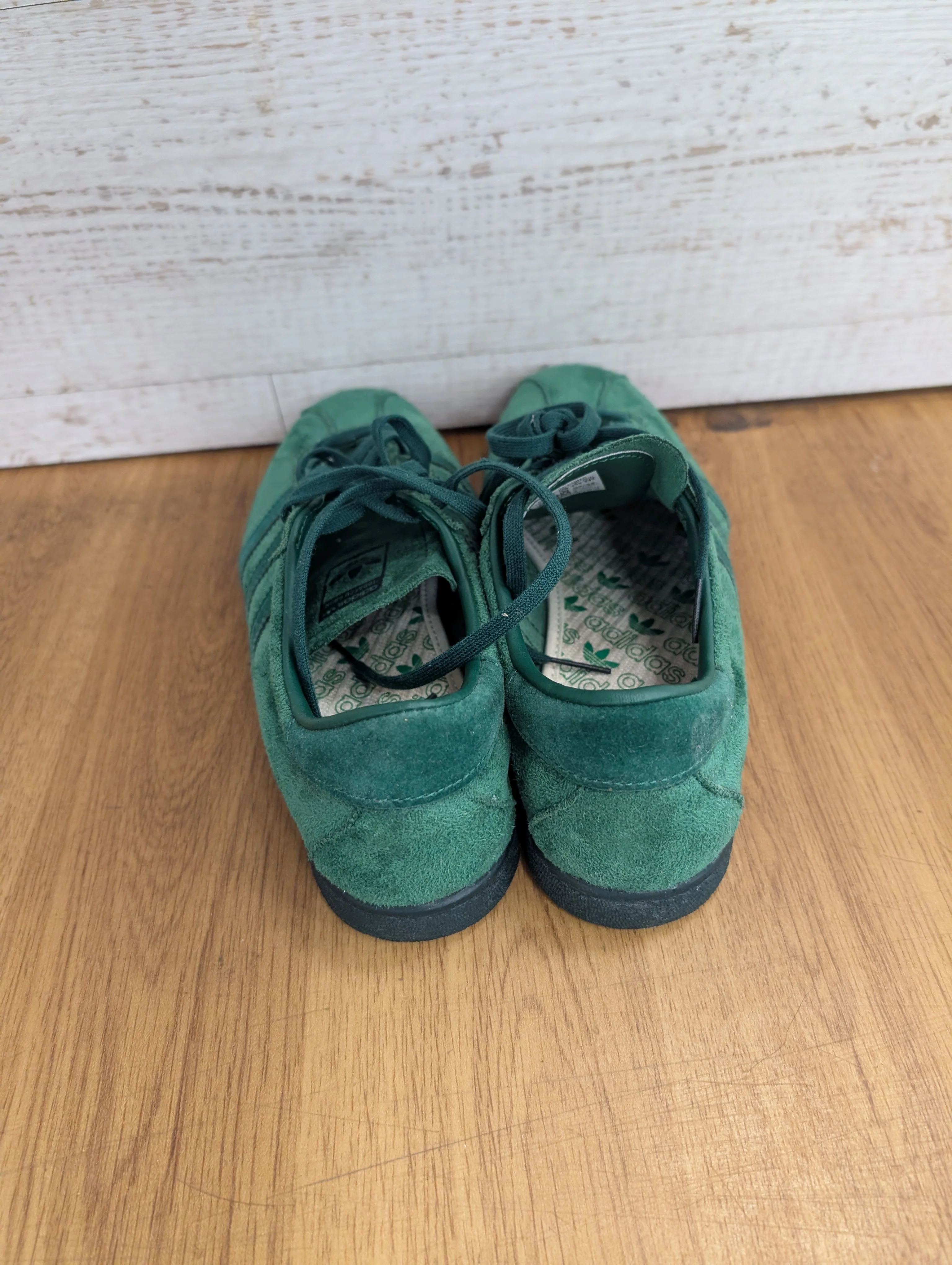 Adidas Originals Tobacco Gruen Green Trainers Size 6.5 - Image 3