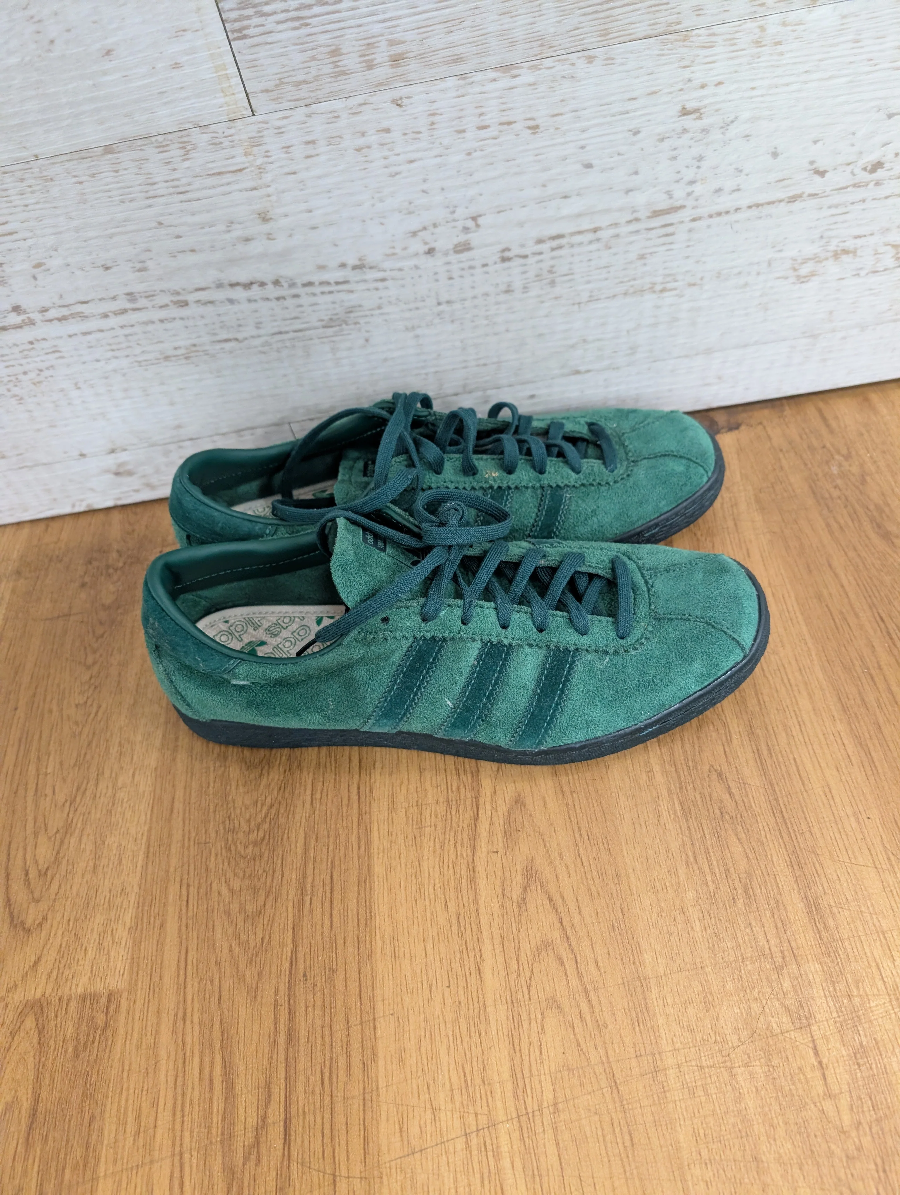 Adidas Originals Tobacco Gruen Green Trainers Size 6.5 - Image 4