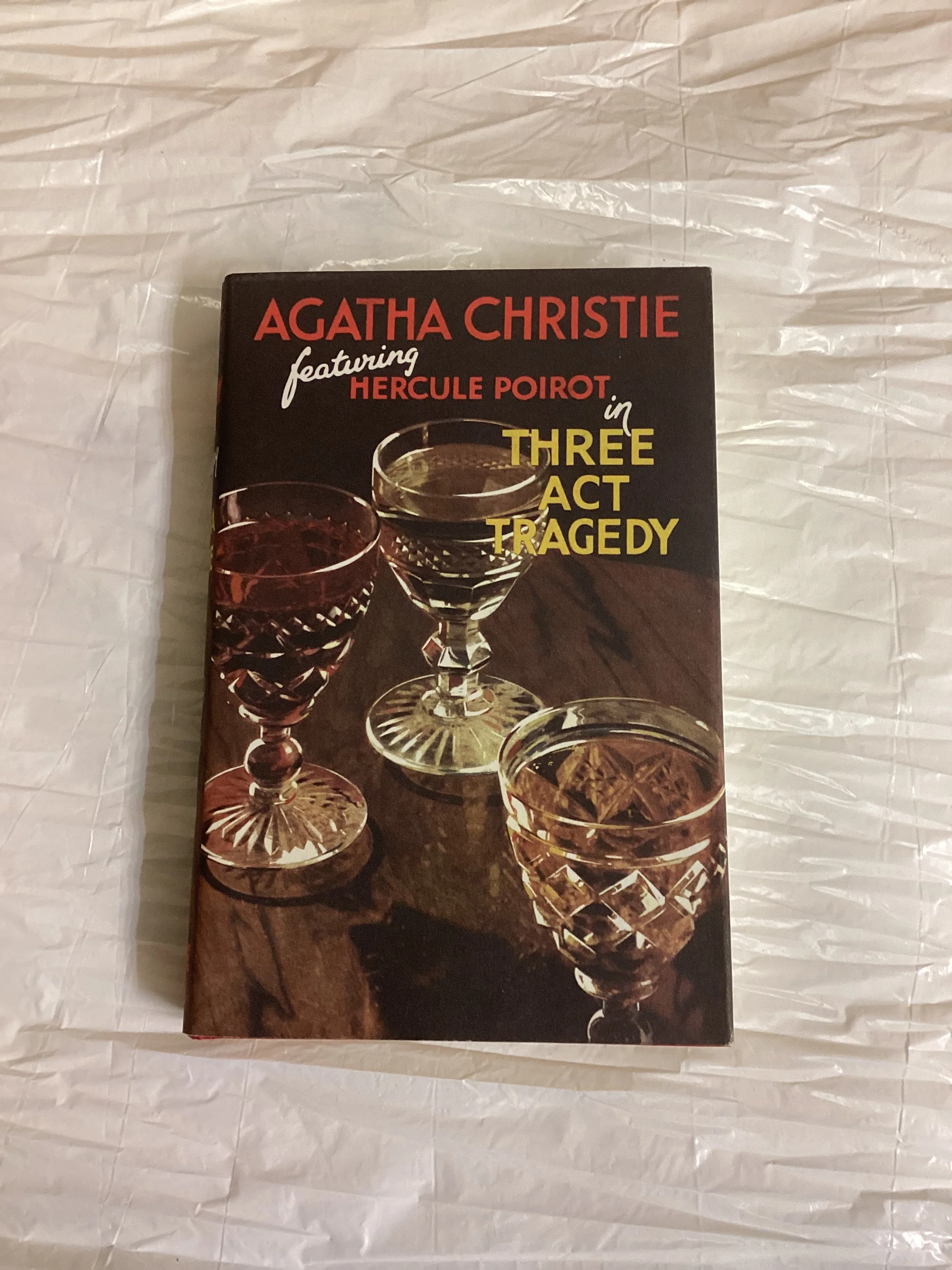 Agatha Christie - THE THREE ACT TRAGEDY - Hardback