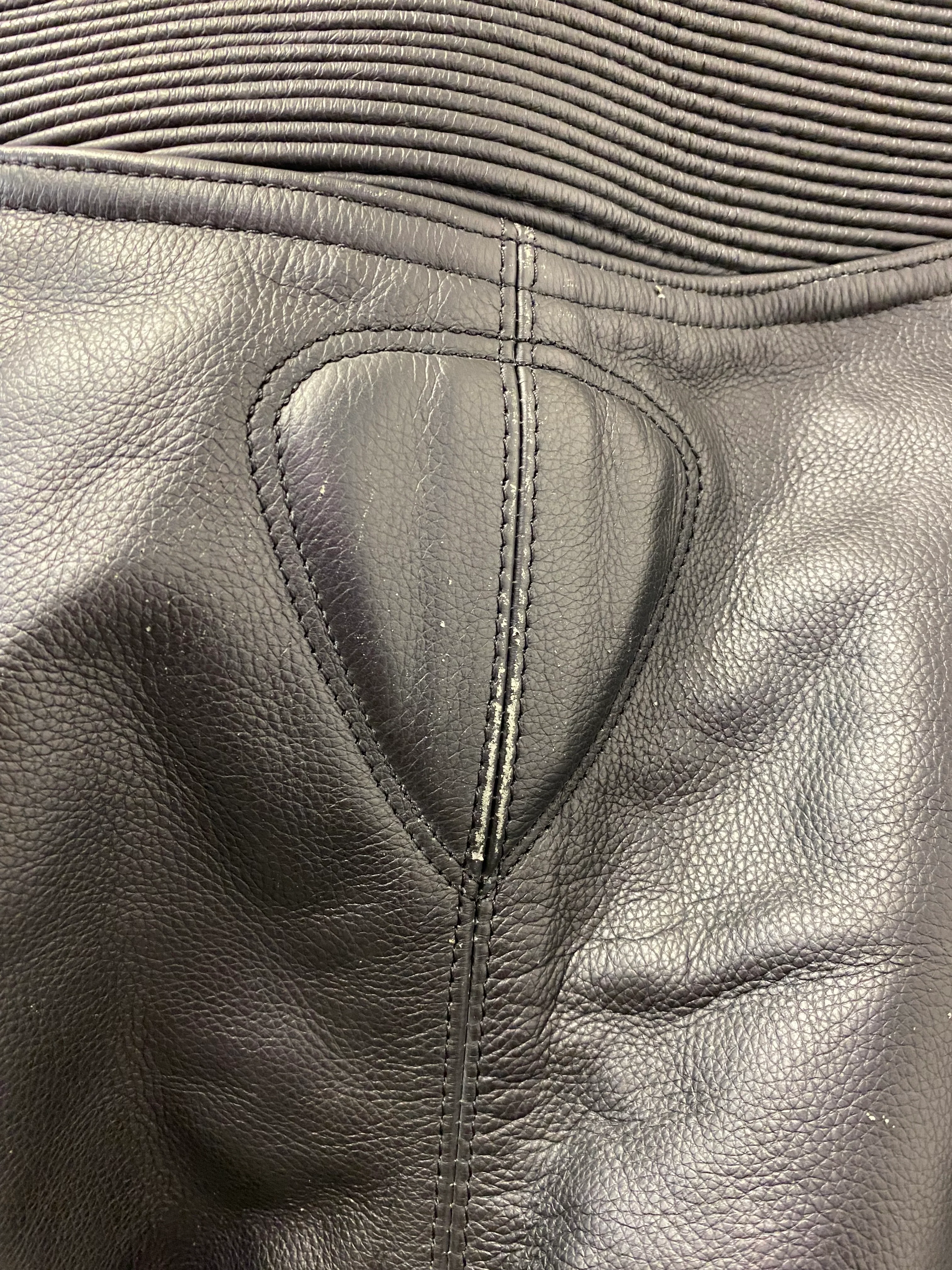Akito Body Guard CE Protection Leather Biker Trousers Black Size 14 - Image 7