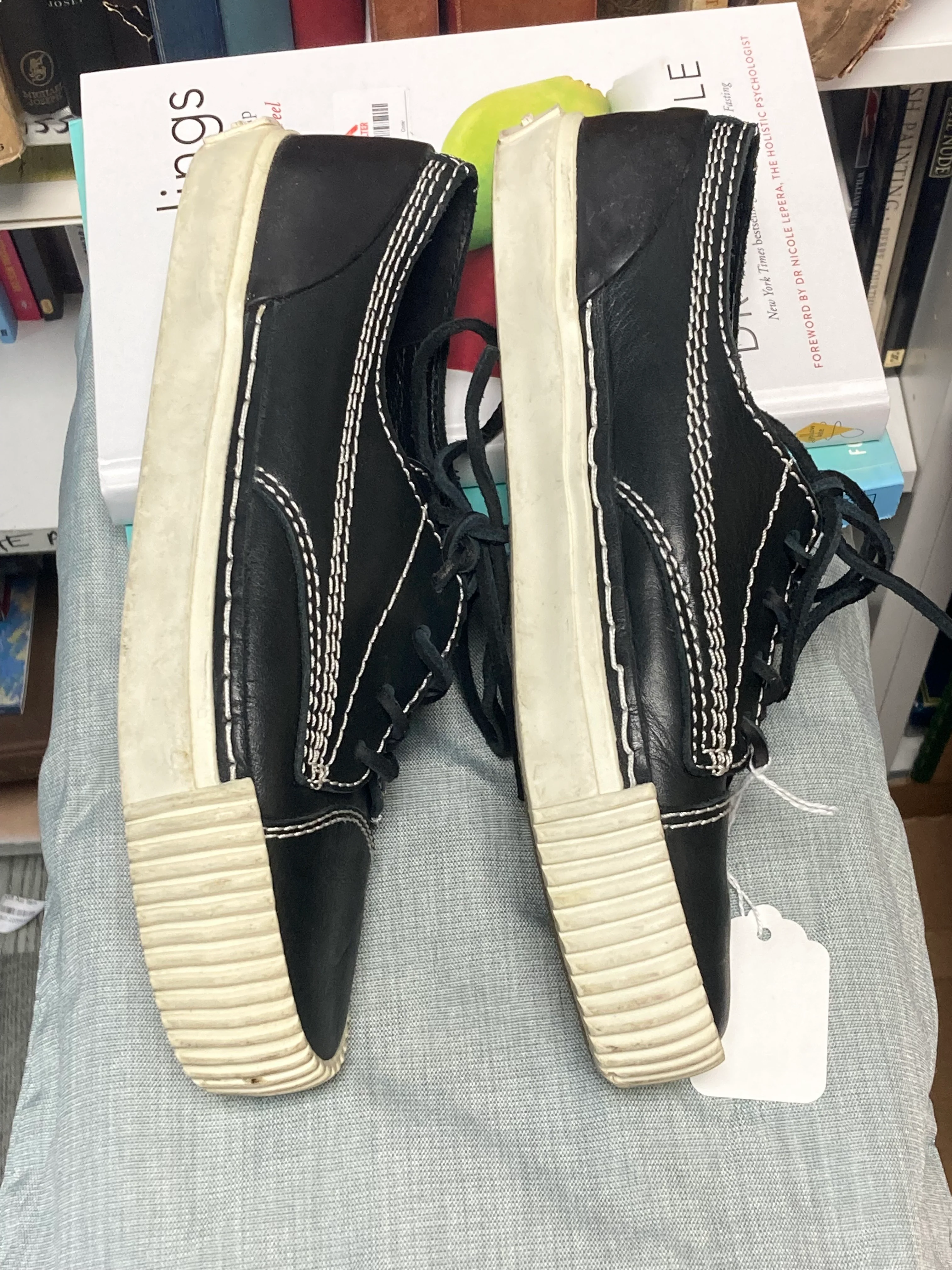 Alexander Wang Black Perry Low Top Trainers EU 39 - Image 5