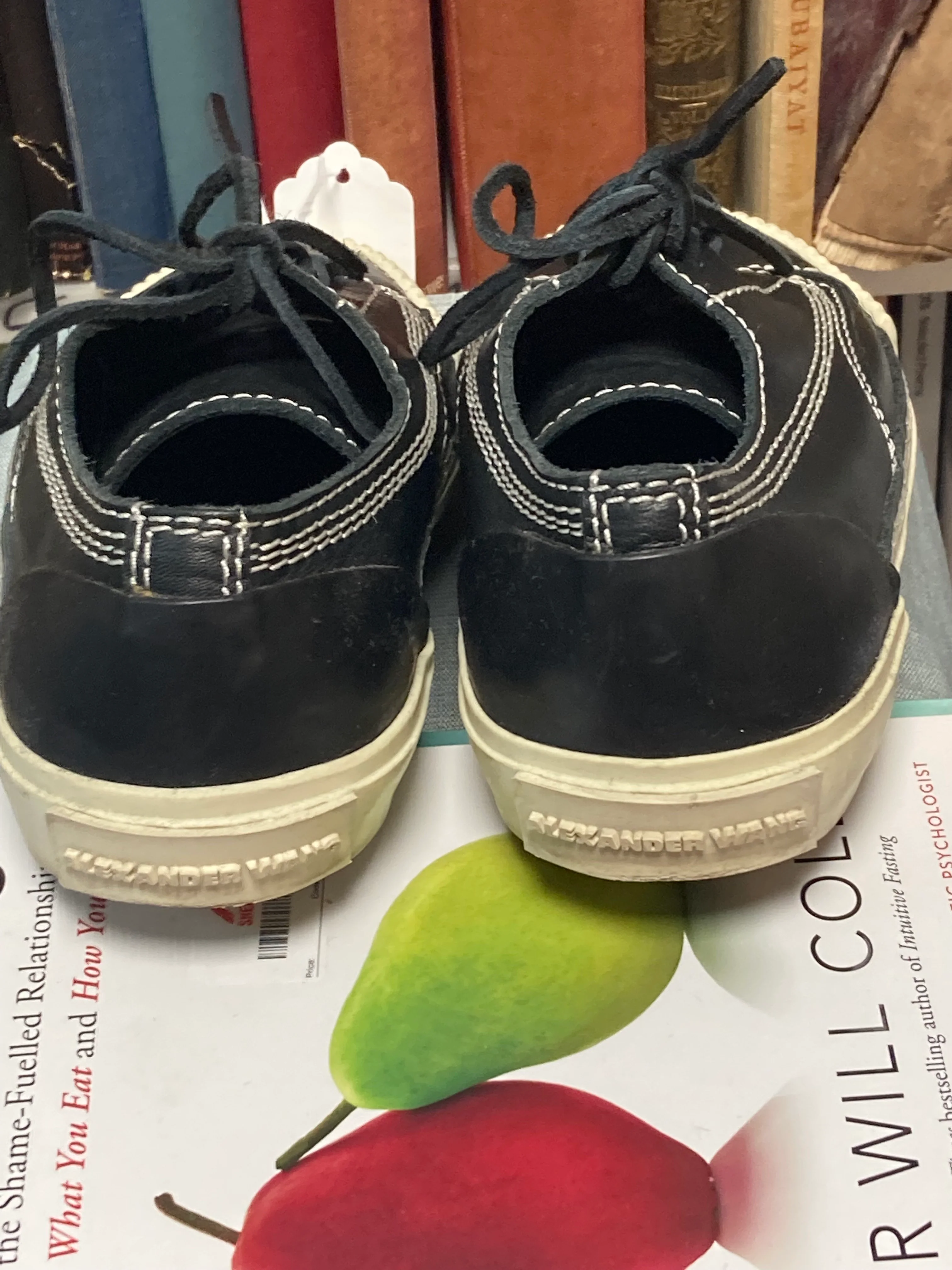 Alexander Wang Black Perry Low Top Trainers EU 39 - Image 6