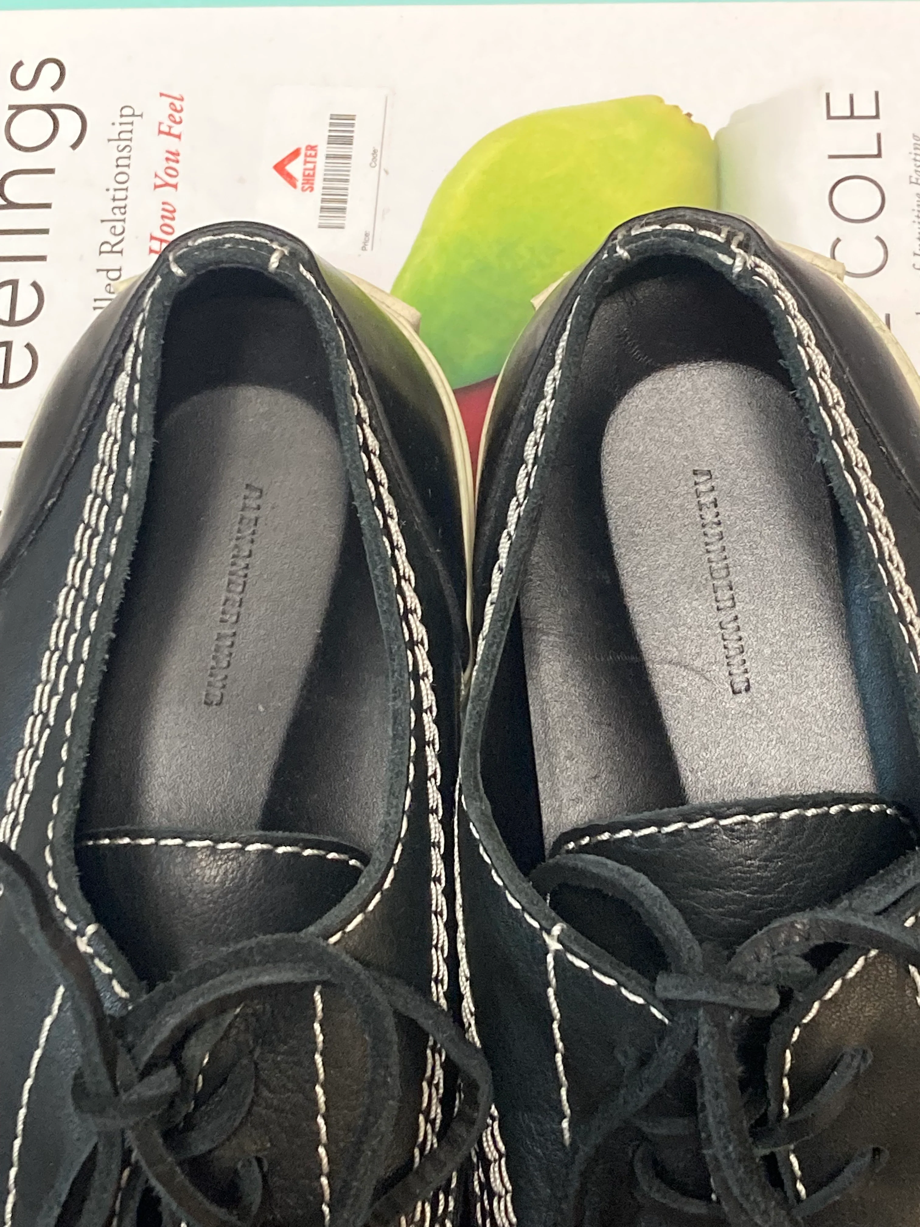 Alexander Wang Black Perry Low Top Trainers EU 39 - Image 7