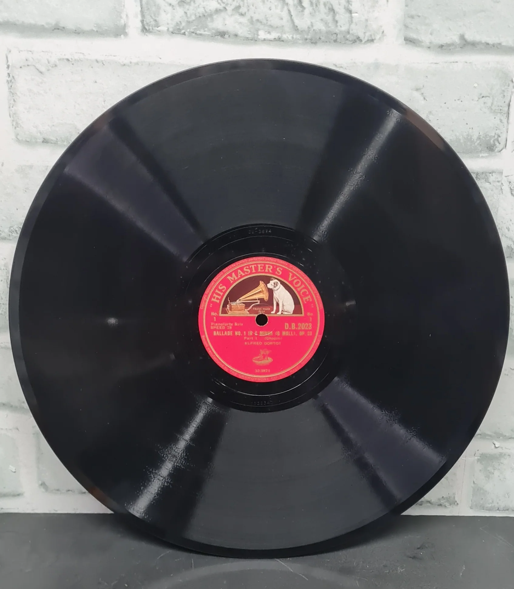 Alfred Cortot/Chopin Ballade No. 1 in G Minor D.B. 2023 32-3875 - Image 2