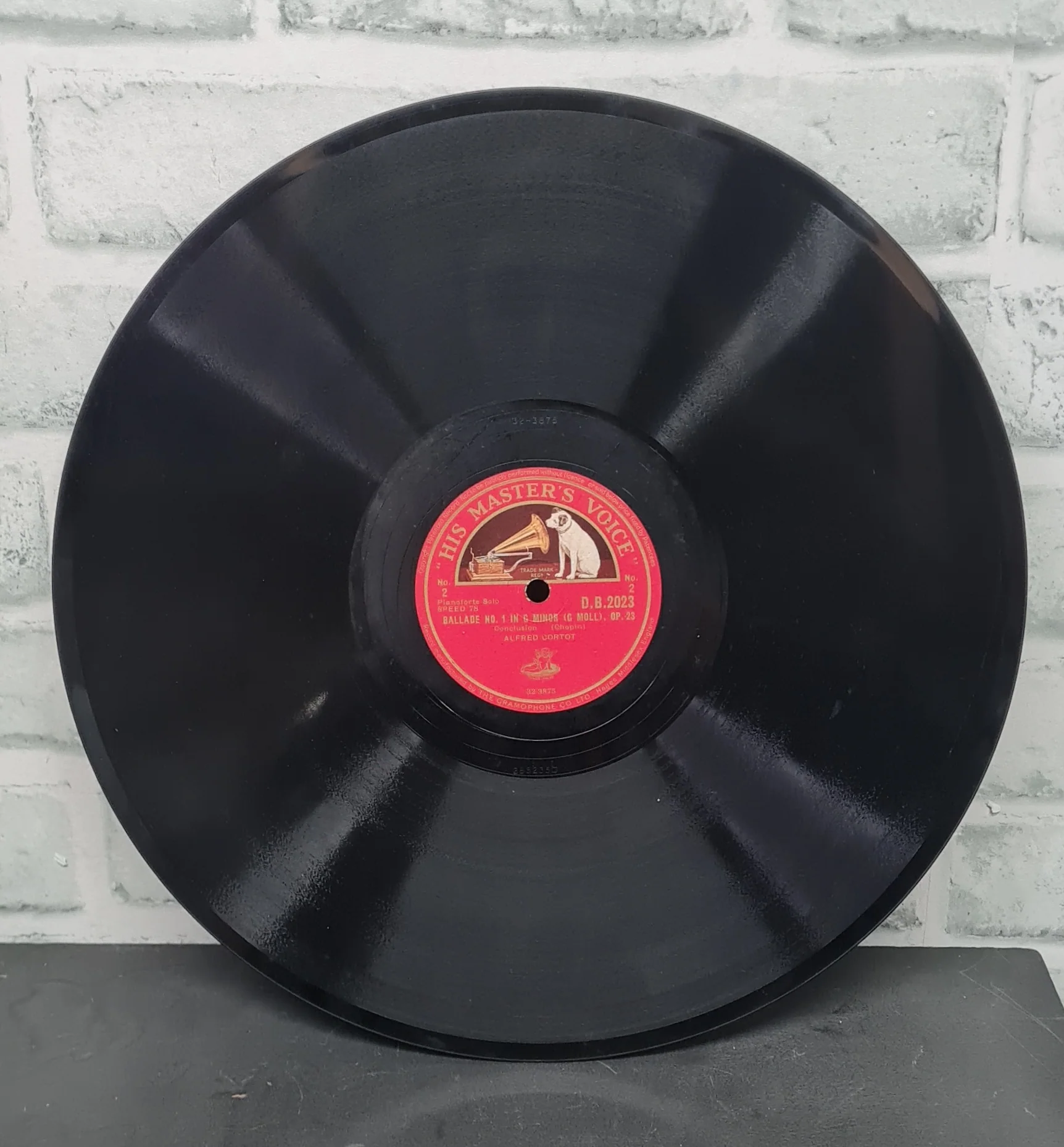 Alfred Cortot/Chopin Ballade No. 1 in G Minor D.B. 2023 32-3875 - Image 3