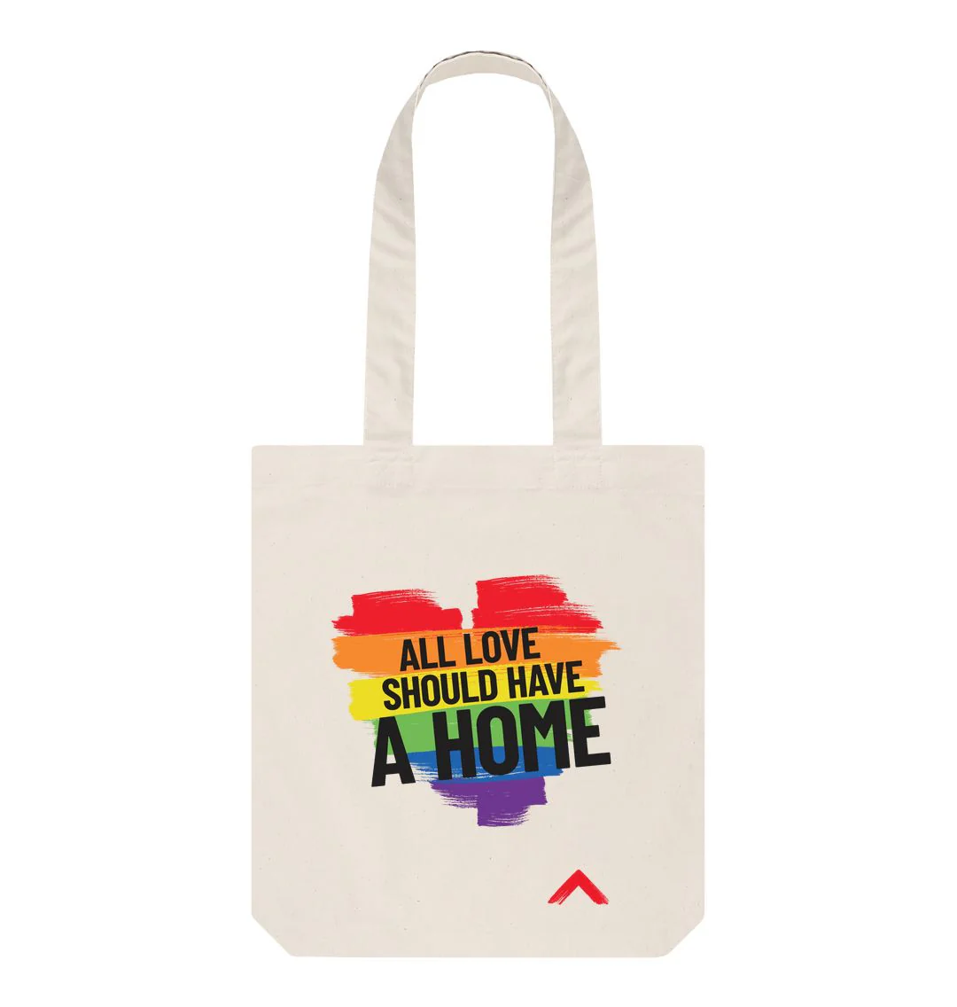 All Love Should Have a Home Natural Tote Bag