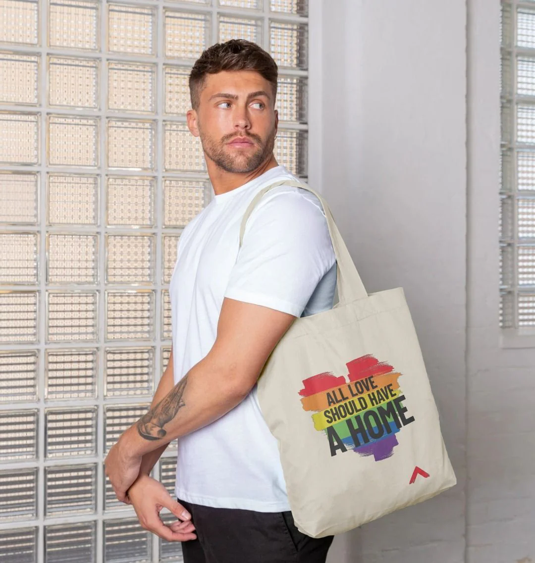 All Love Should Have a Home Natural Tote Bag - Image 2