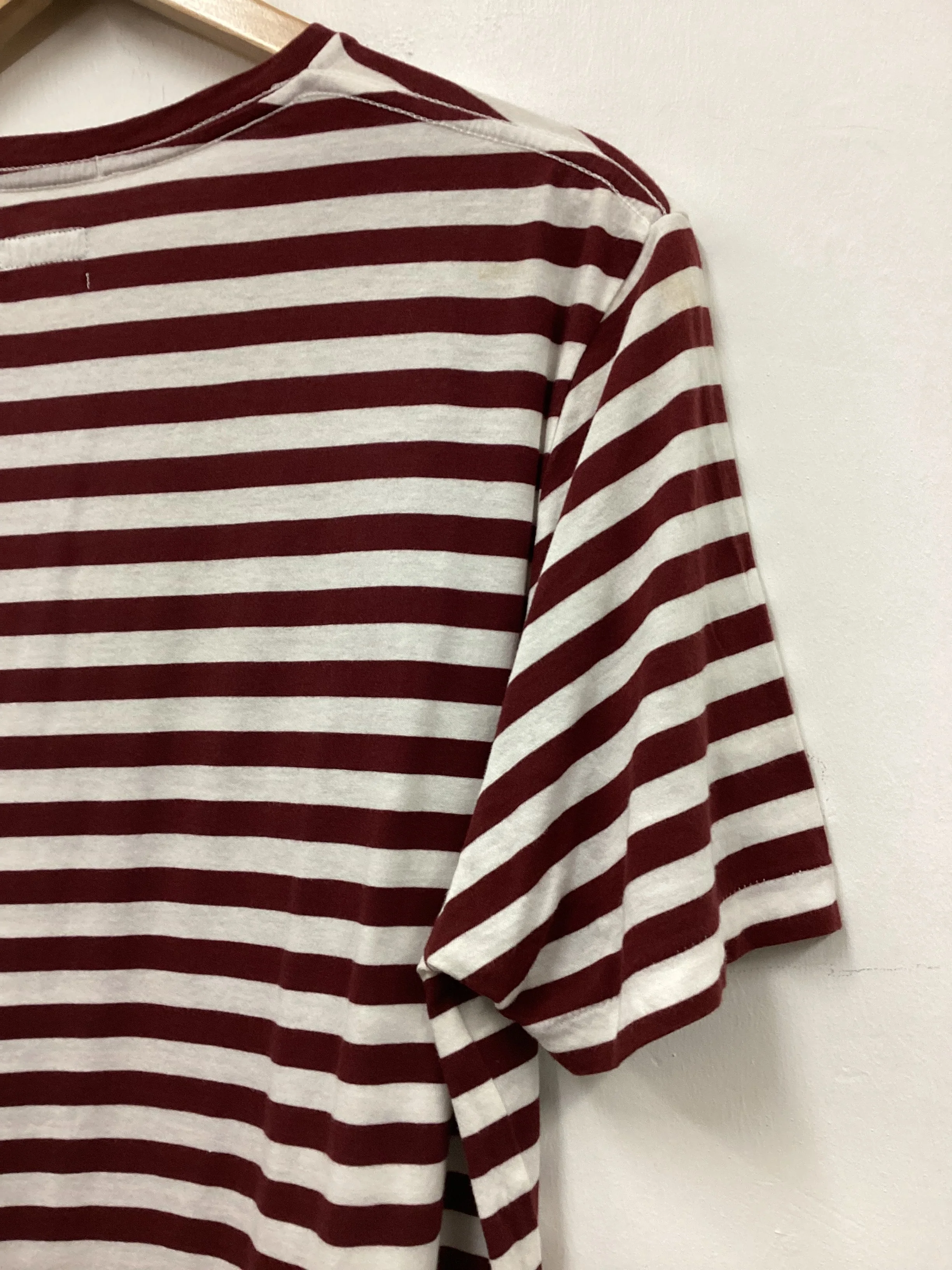 AllSaints XL Mens Striped T Shirt - Image 10