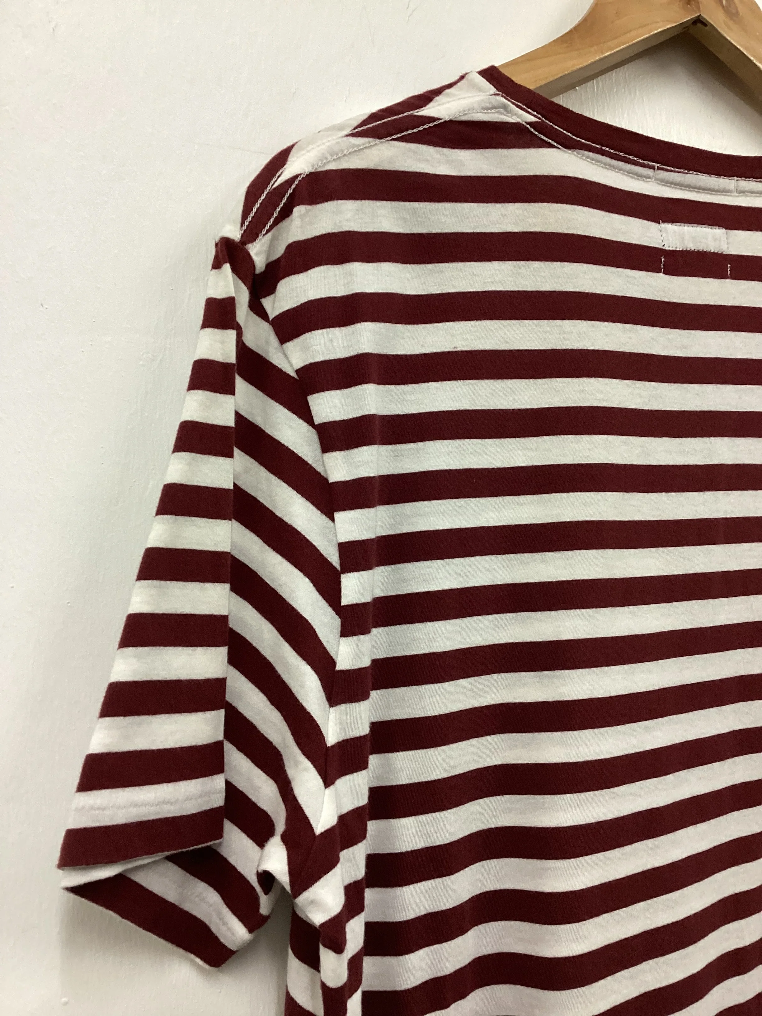 AllSaints XL Mens Striped T Shirt - Image 12