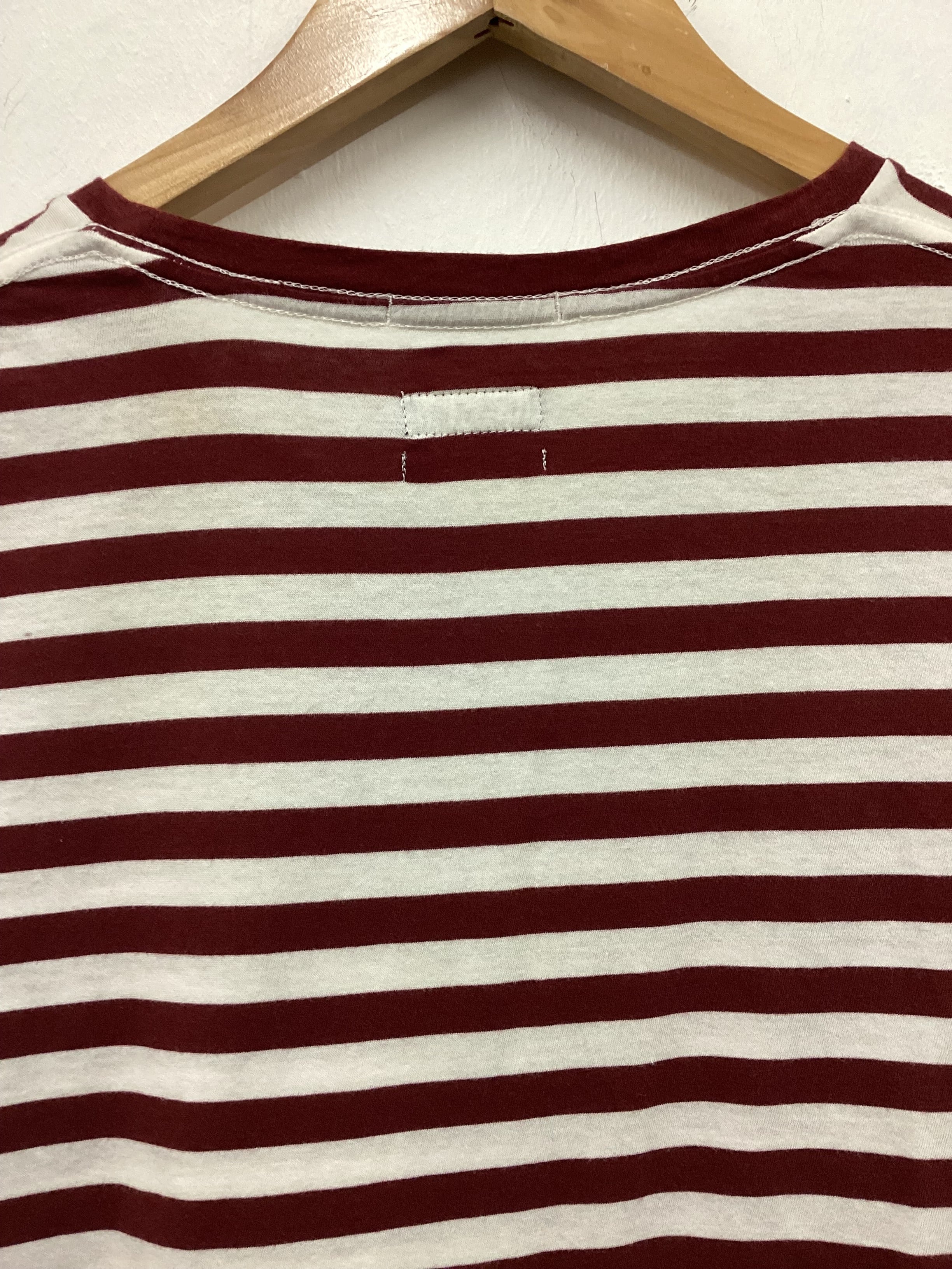 AllSaints XL Mens Striped T Shirt - Image 4