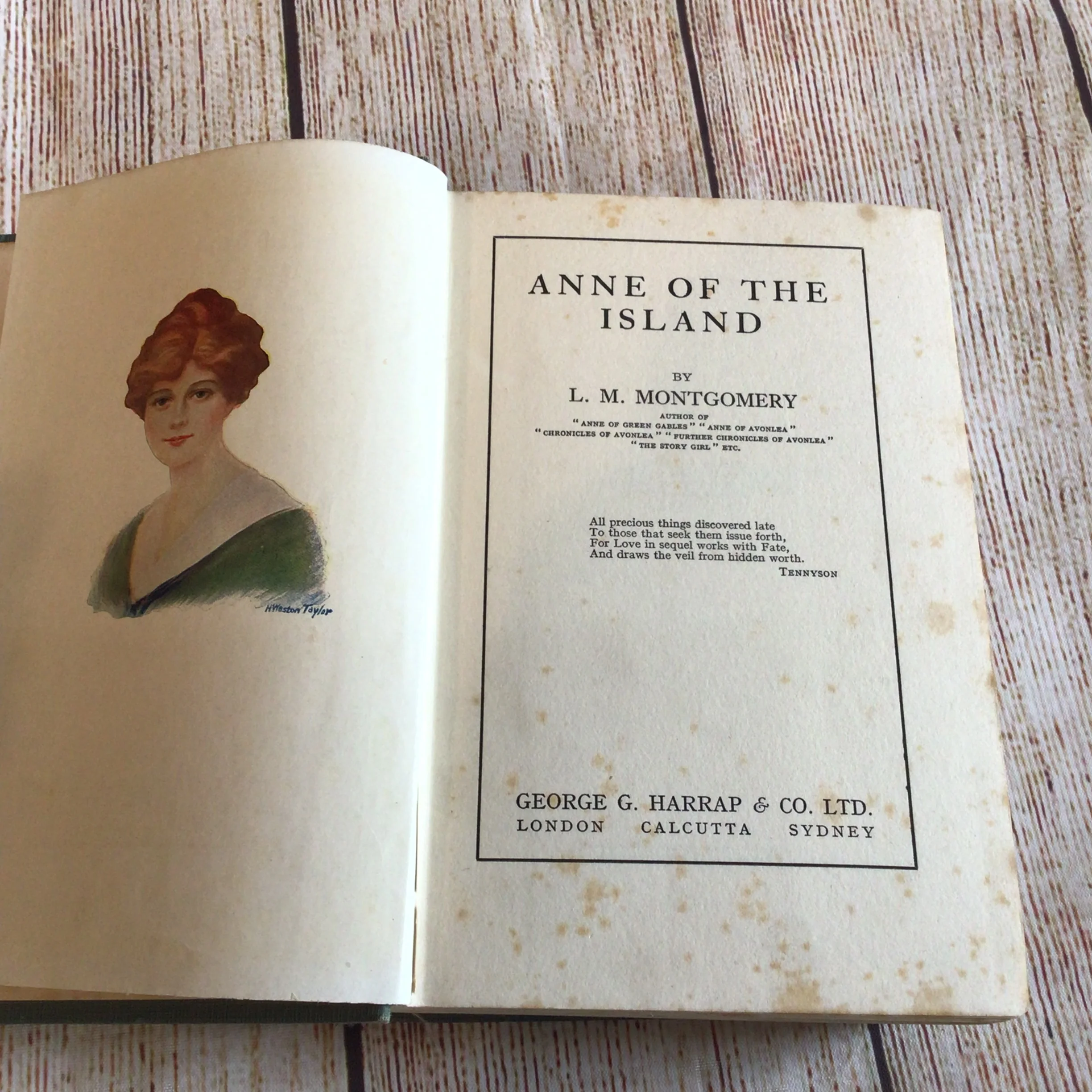 Anne of the Island by LM Montgomery (1925, George G. Harrap) - Image 9