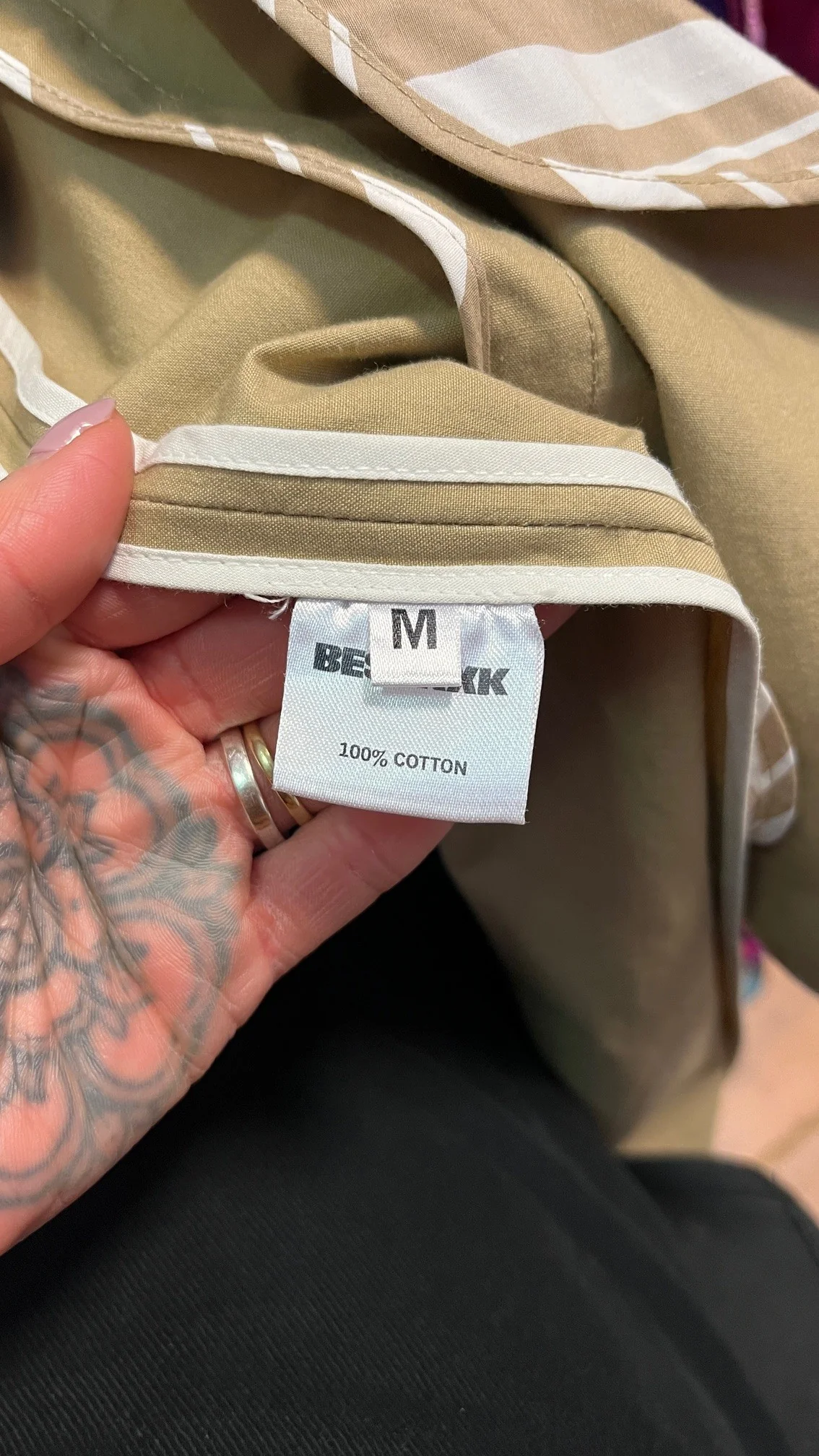 BESFXXK Trench Coat Size M - Image 6