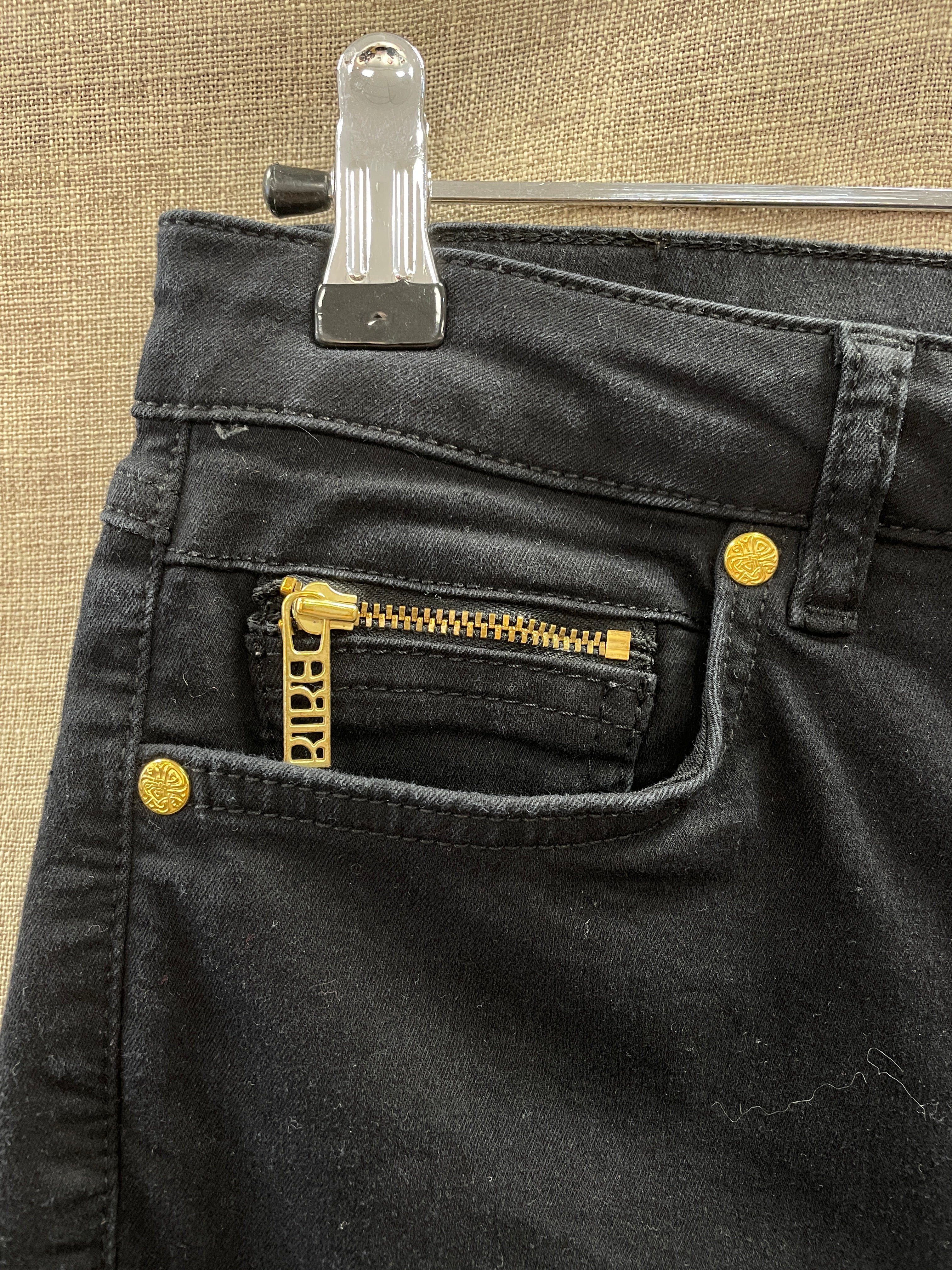Biba Stevie Black Skinny Jeans UK Size 16 - Image 3