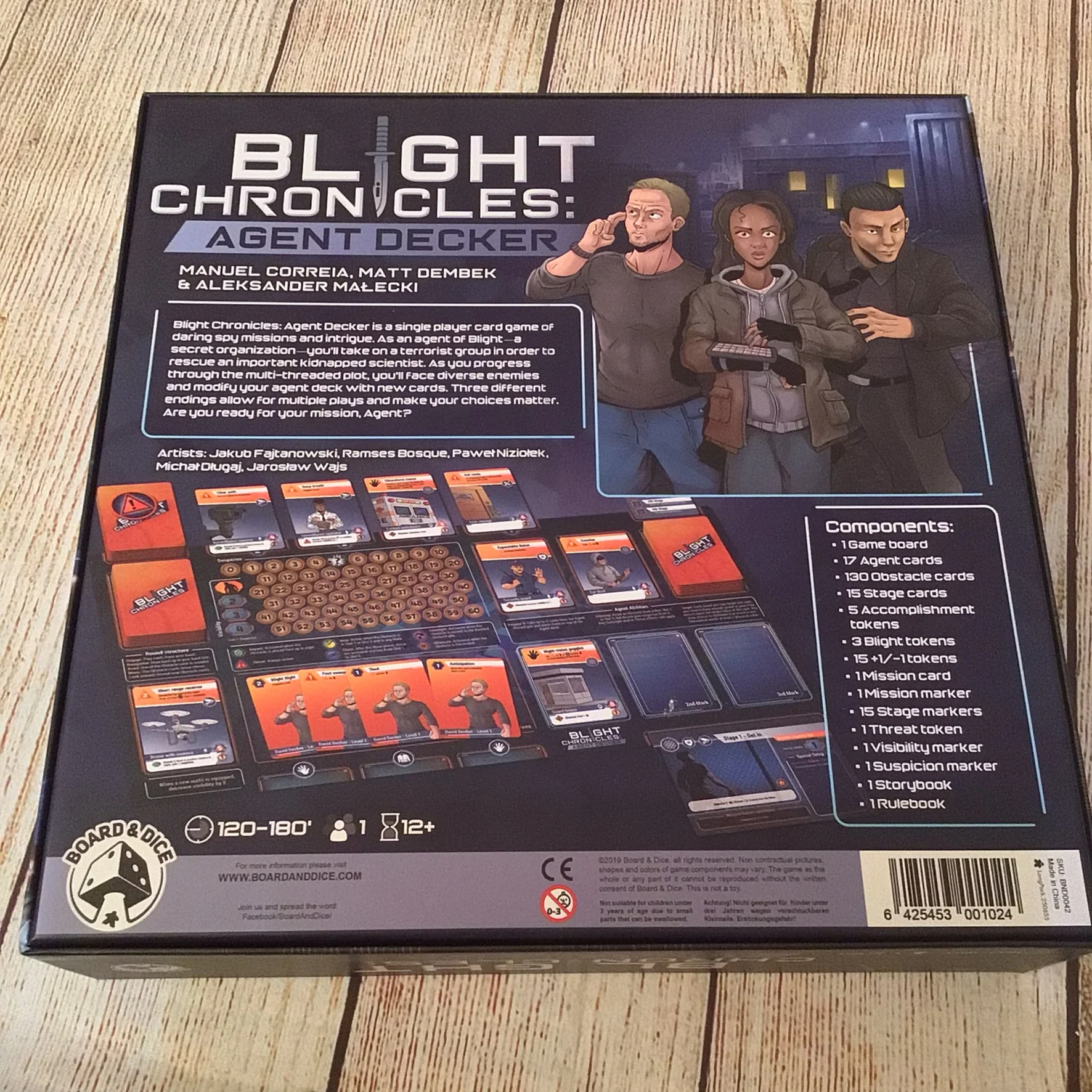Blight Chronicles: Agent Decker, Story Driven Solo Game, 2019, 6425453001024 - Image 4