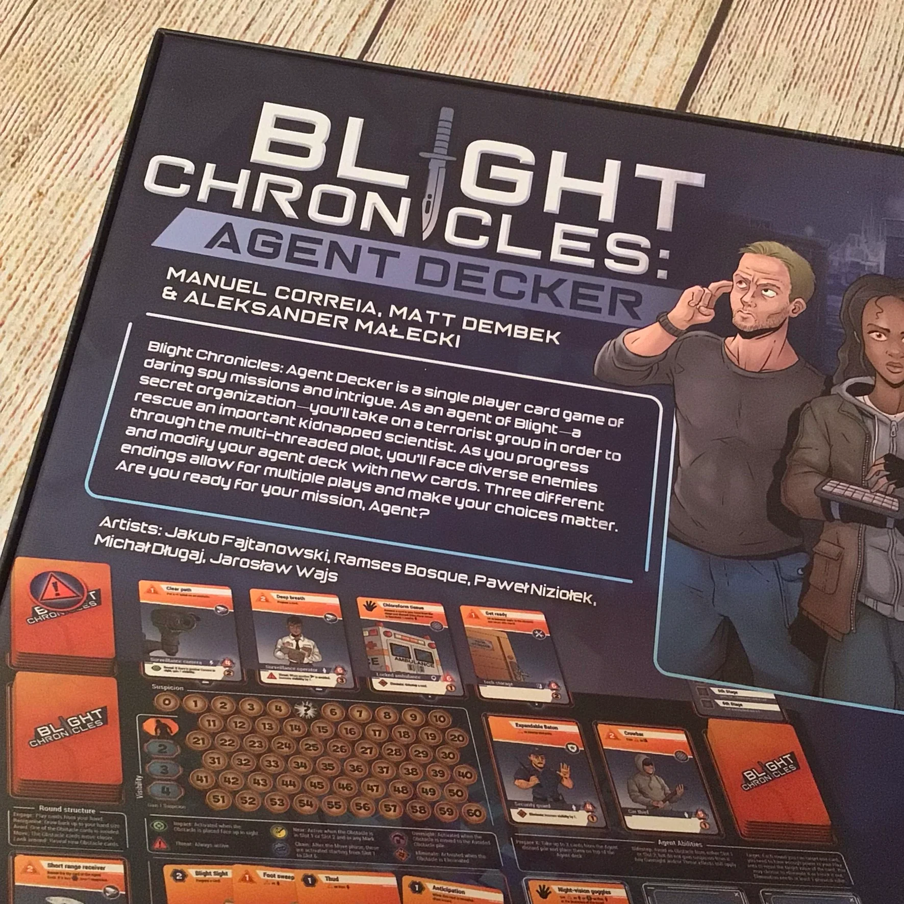 Blight Chronicles: Agent Decker, Story Driven Solo Game, 2019, 6425453001024 - Image 7