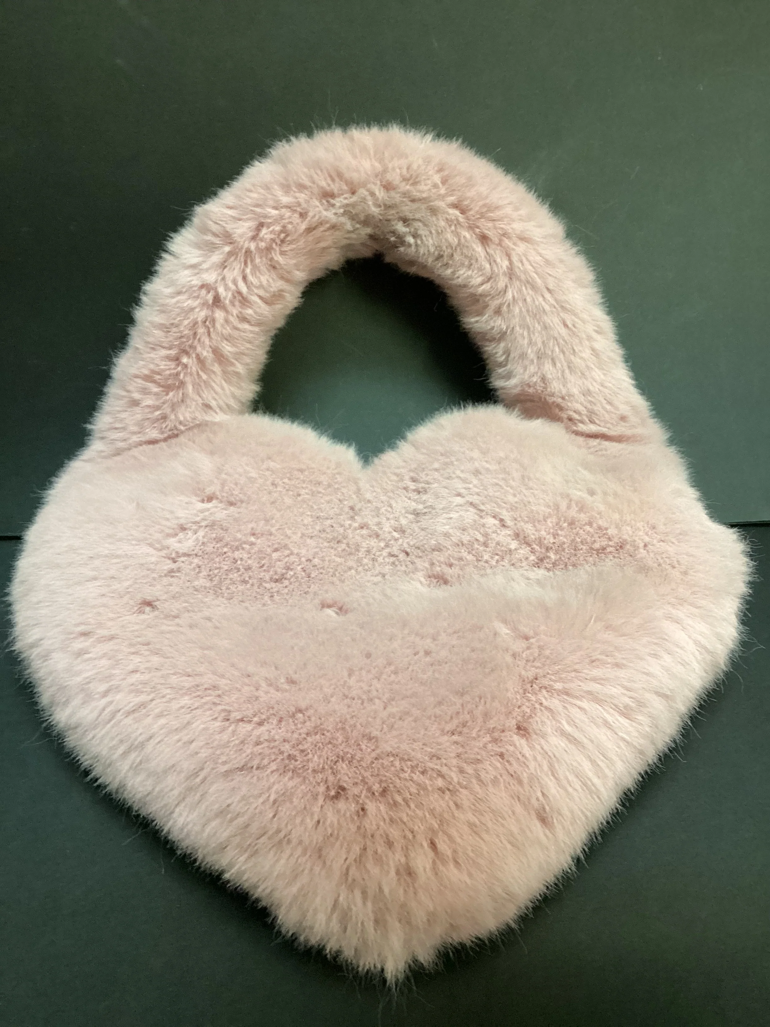 Blumarine Heart-Shaped Faux Fur Mini Bag - Image 3