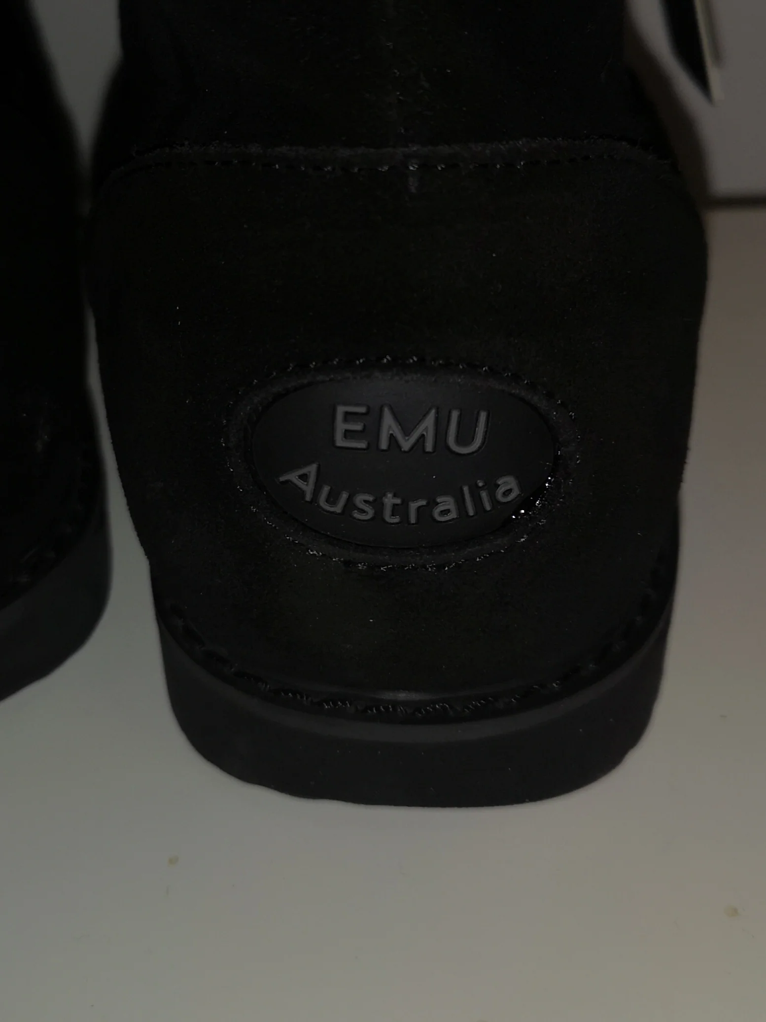 BNIB Emu Australia Shoreline Lo Black Boots Size 8 - Image 5