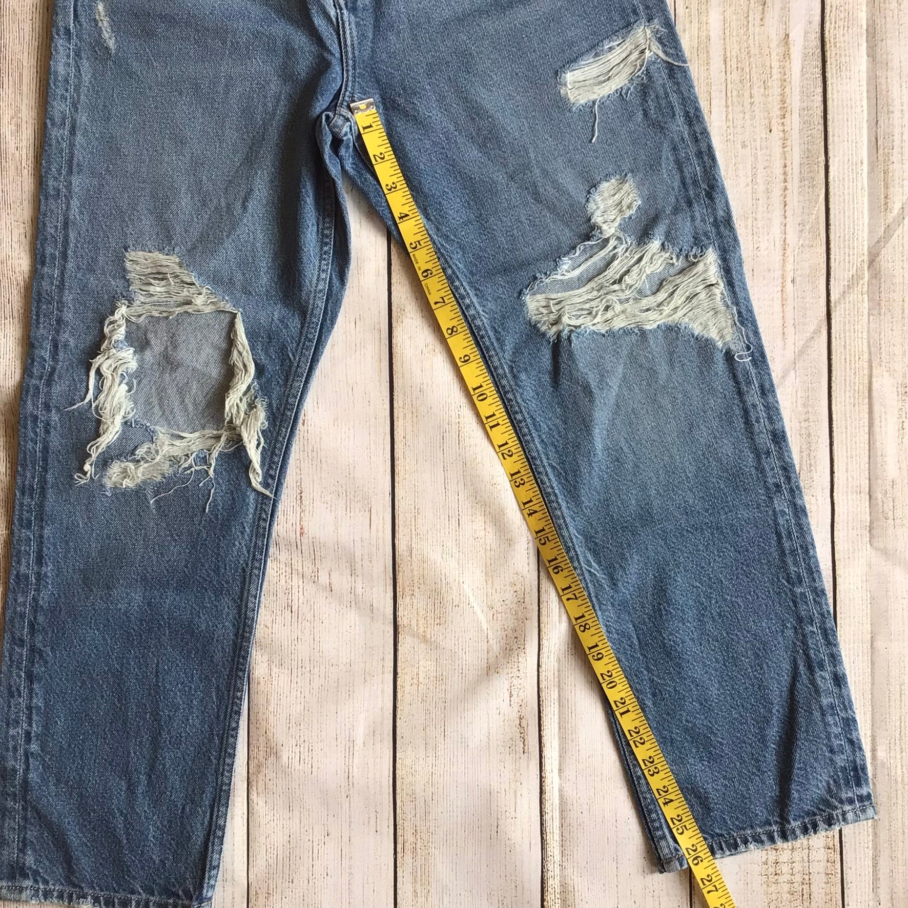 BNWT Desert Studio Blue Ripped Jeans Size W29 (approx.) - Image 13