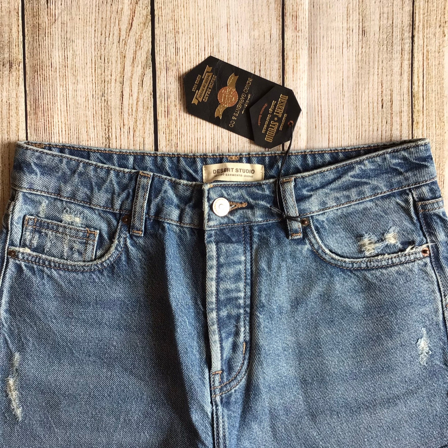 BNWT Desert Studio Blue Ripped Jeans Size W29 (approx.) - Image 3
