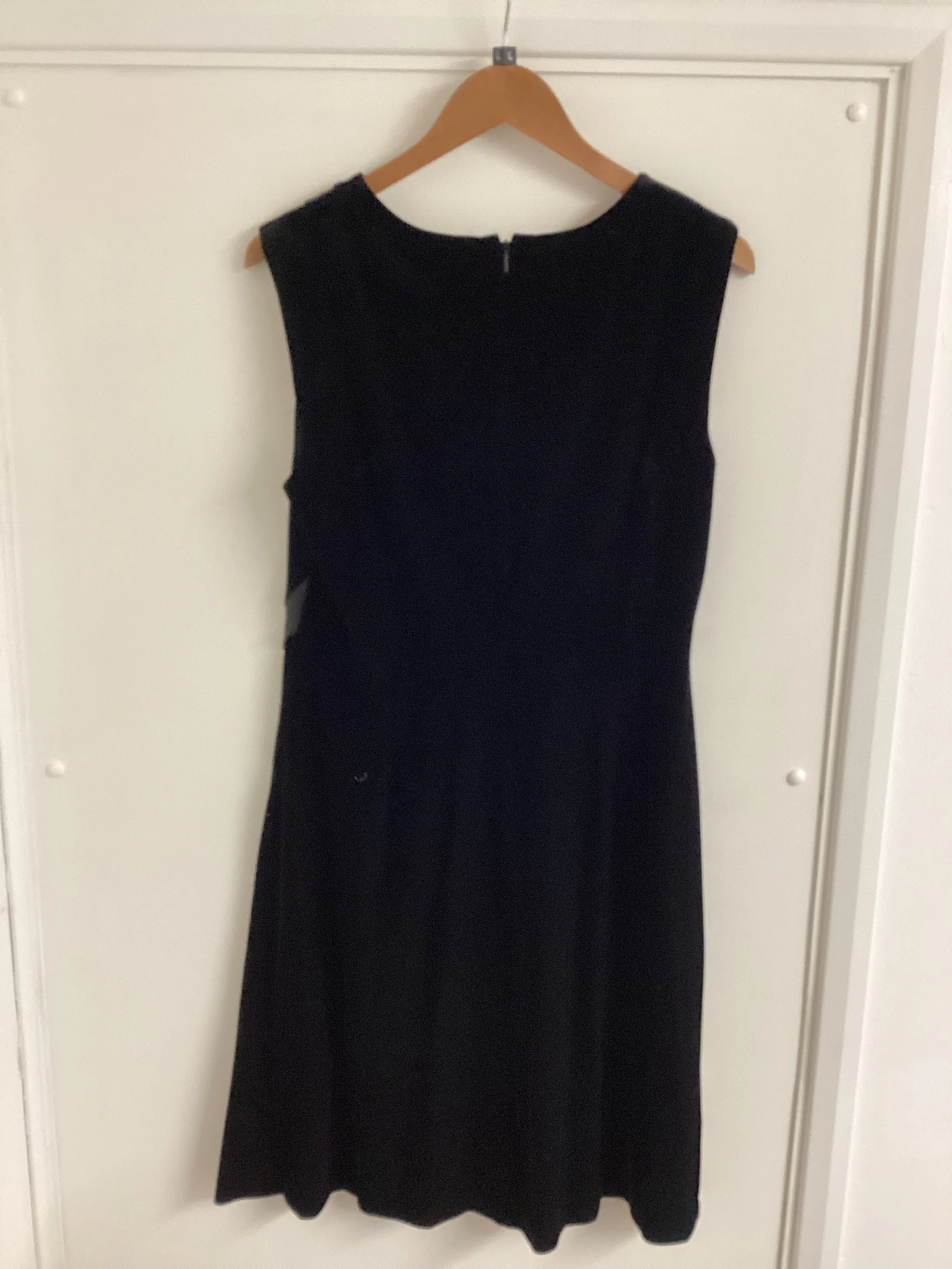 BNWT Donna Karan Black Velvet Dress Size US12/UK 16 - Image 2