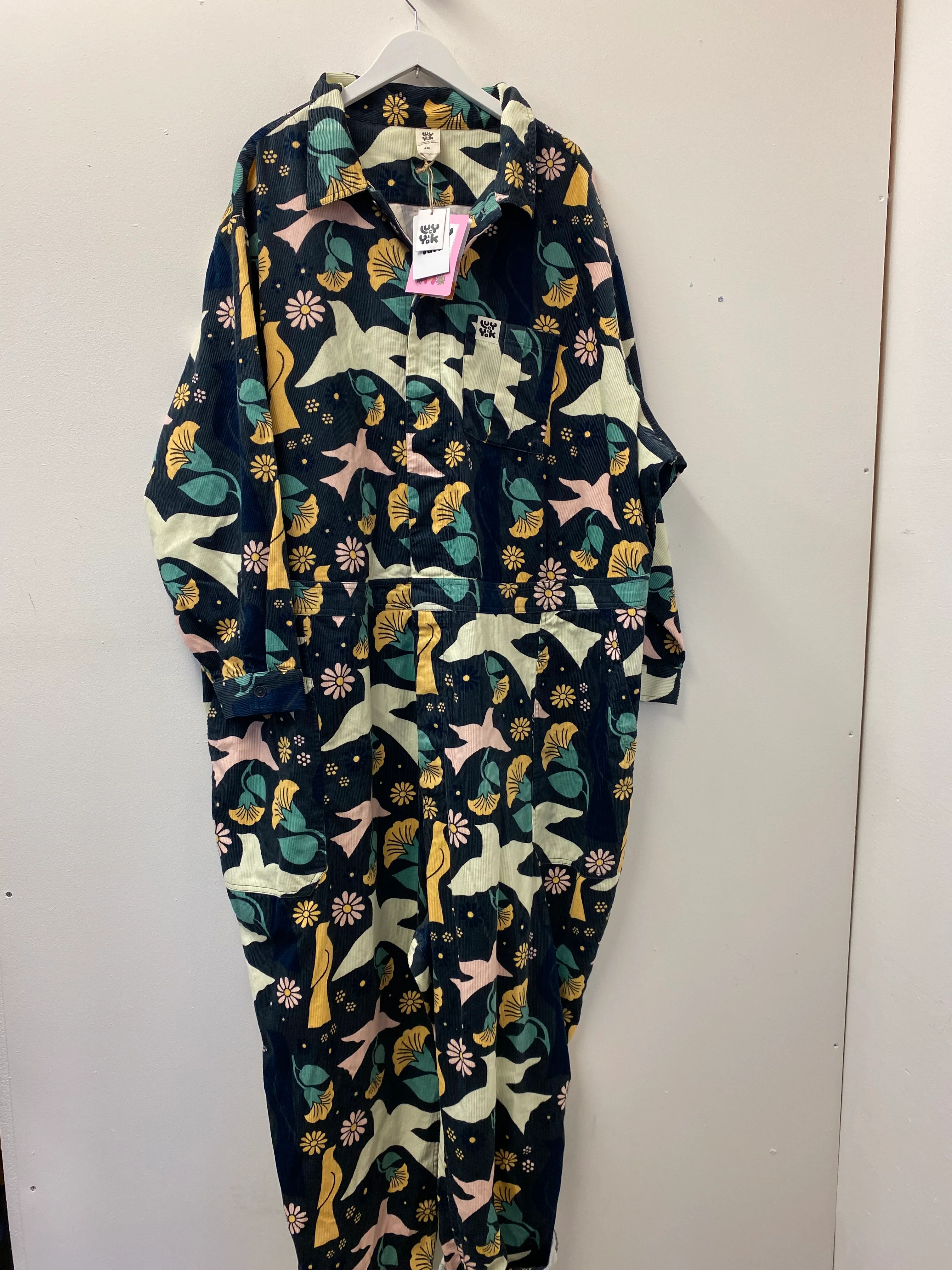 BNWT Lucy and Yak Carmen Jumpsuit Organic Corduroy Skylar Size 4XL - Image 10