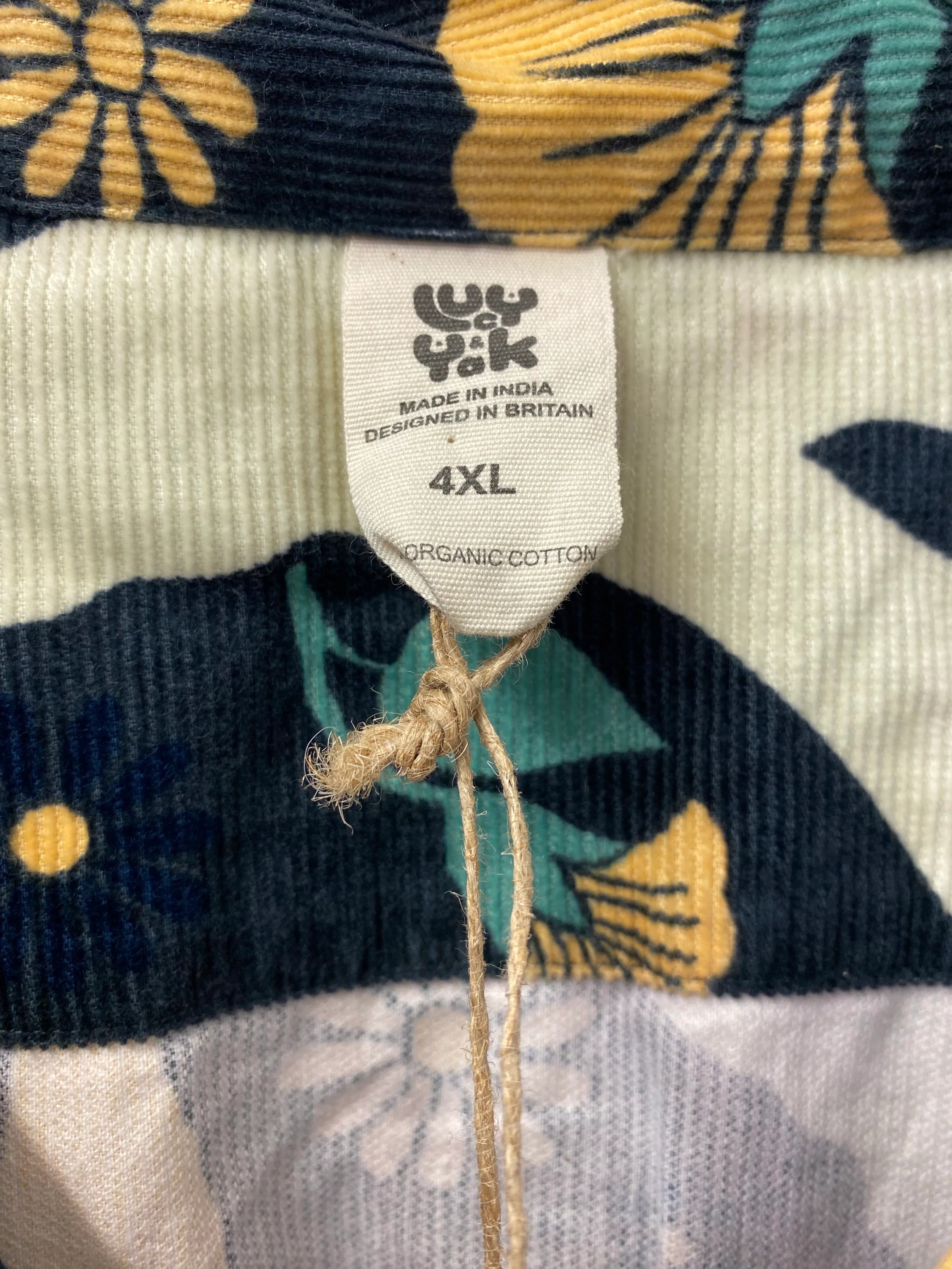 BNWT Lucy and Yak Carmen Jumpsuit Organic Corduroy Skylar Size 4XL - Image 7