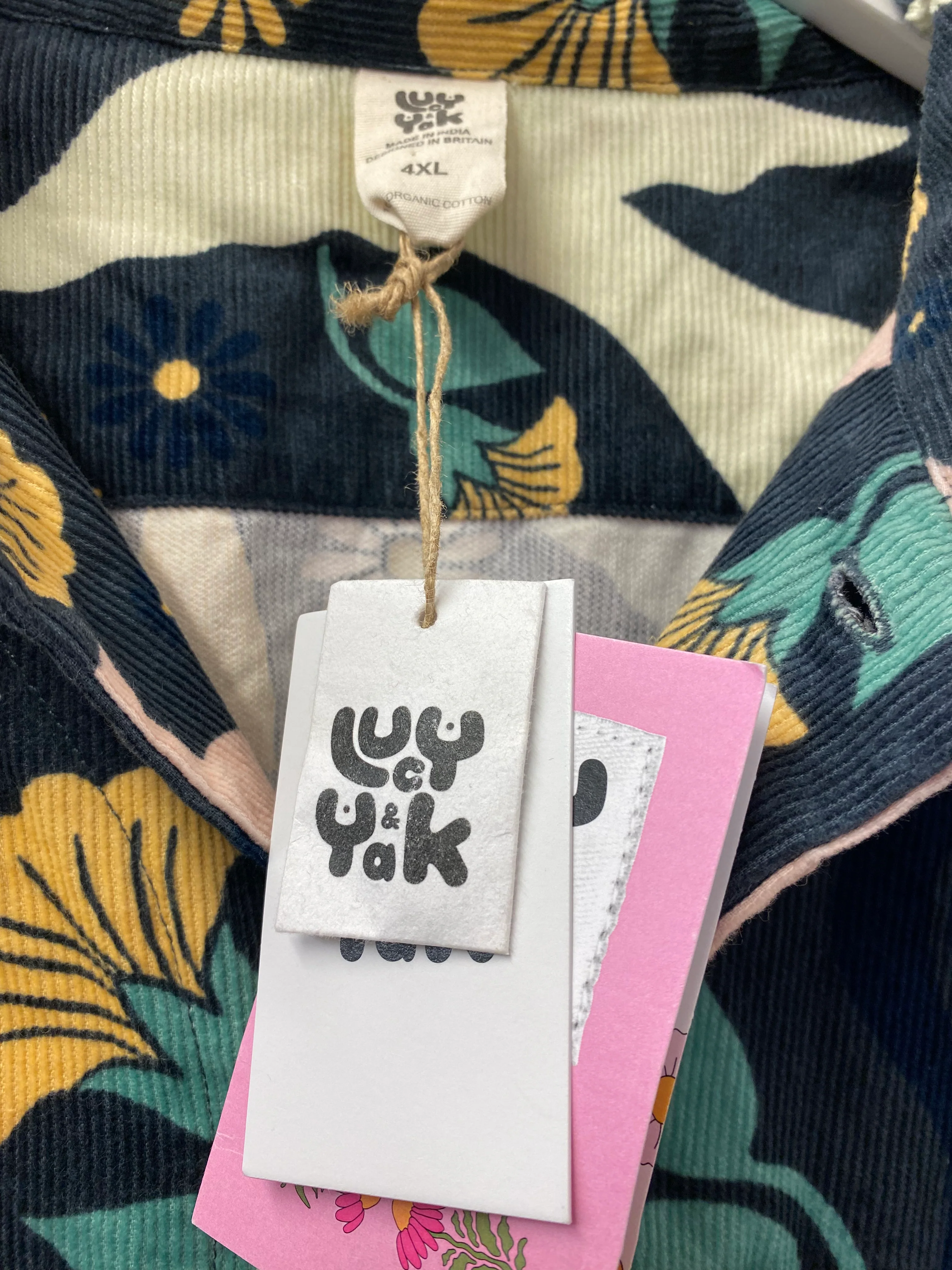 BNWT Lucy and Yak Carmen Jumpsuit Organic Corduroy Skylar Size 4XL - Image 8