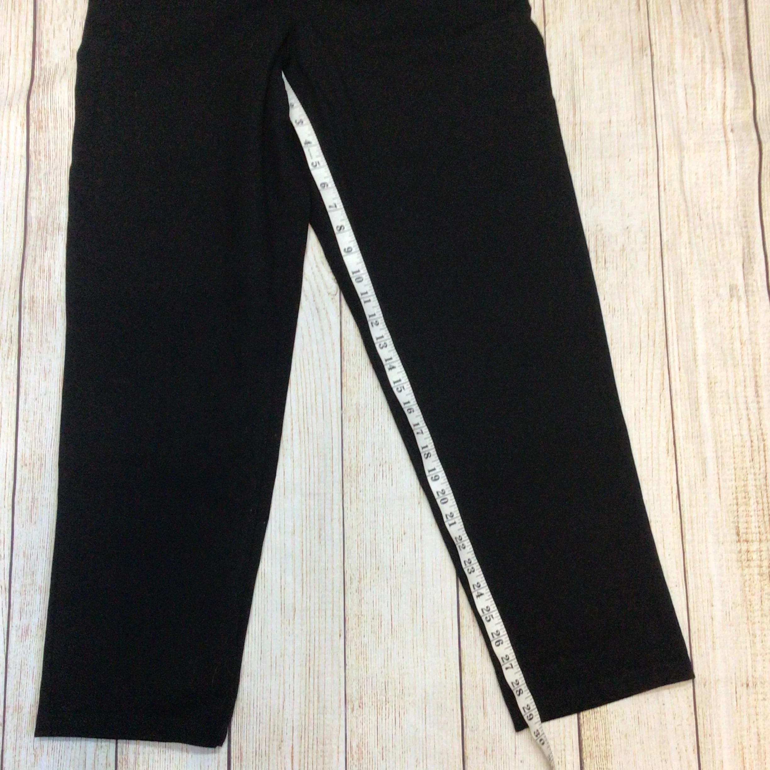 BNWT Lucy & Yak Black Addison Tapered Twill Trousers Size W28 L30 - Image 6
