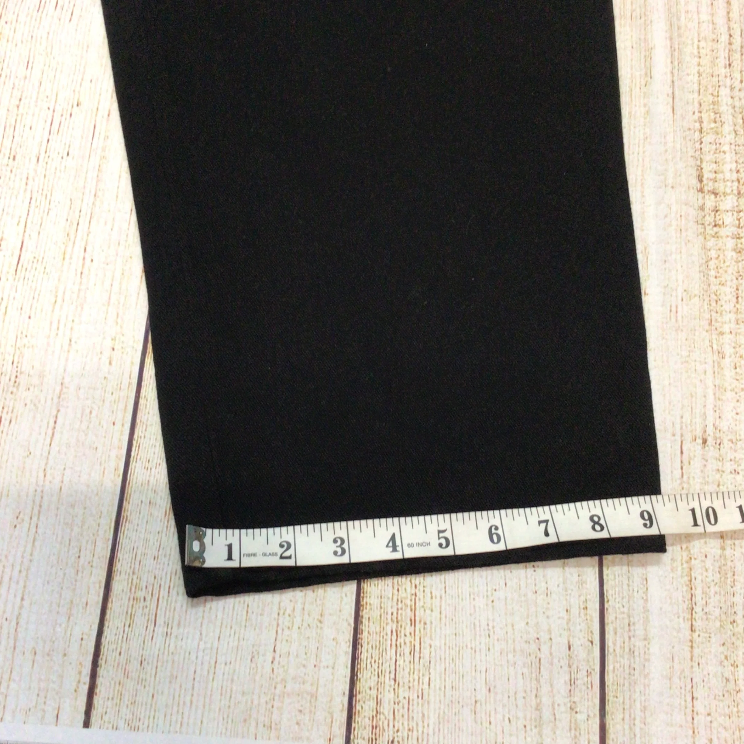 BNWT Lucy & Yak Black Addison Tapered Twill Trousers Size W46R - Image 6