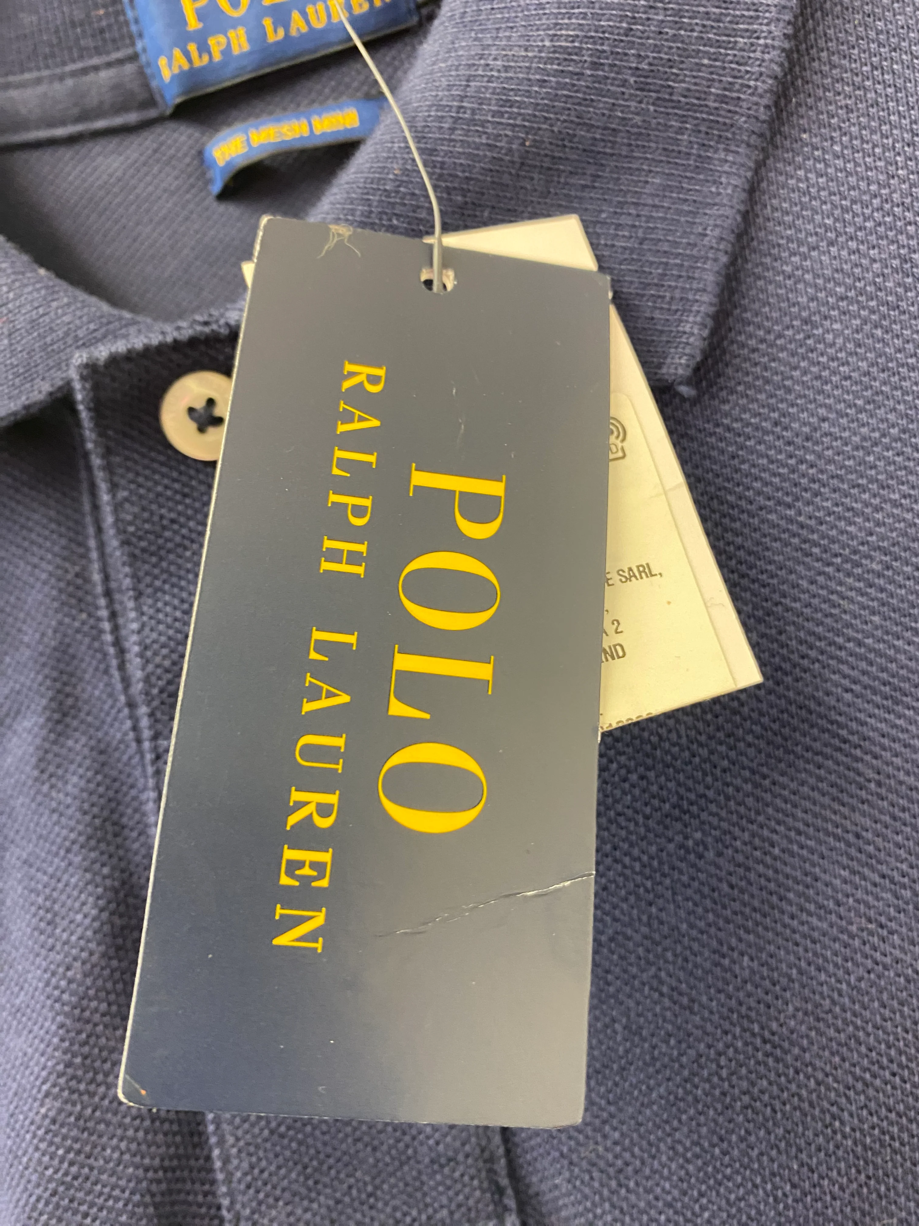 BNWT Ralph Lauren Navy Polo Shirt Dress XS - Image 4