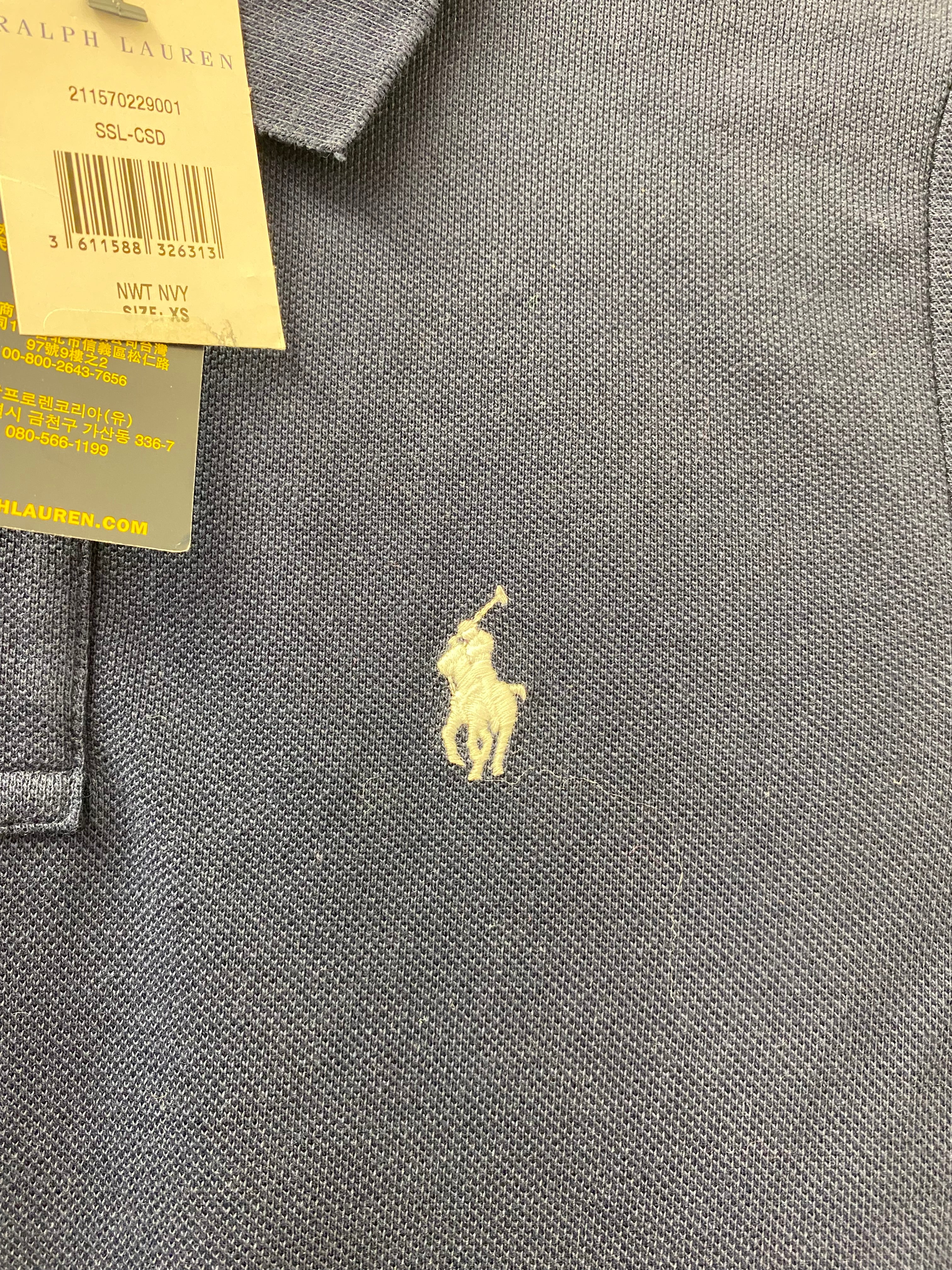 BNWT Ralph Lauren Navy Polo Shirt Dress XS - Image 6