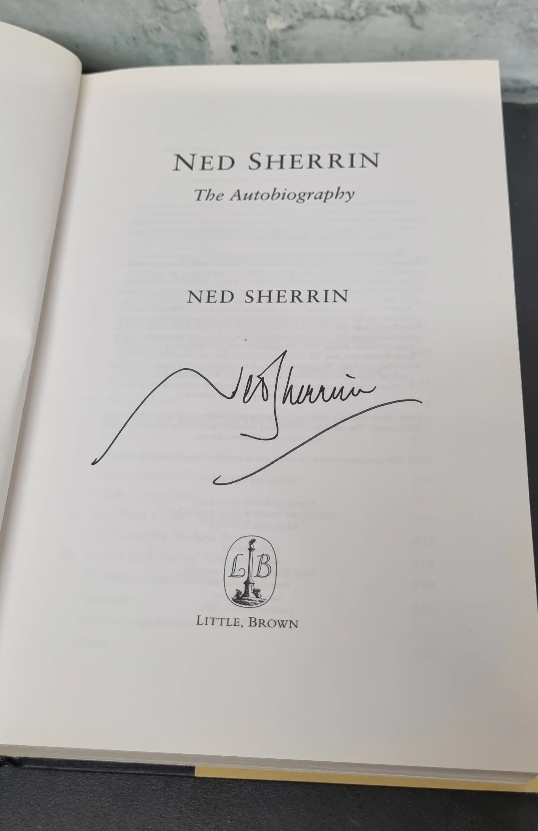 Ned Sherrin The Autobiography Hardback Signed - Image 2