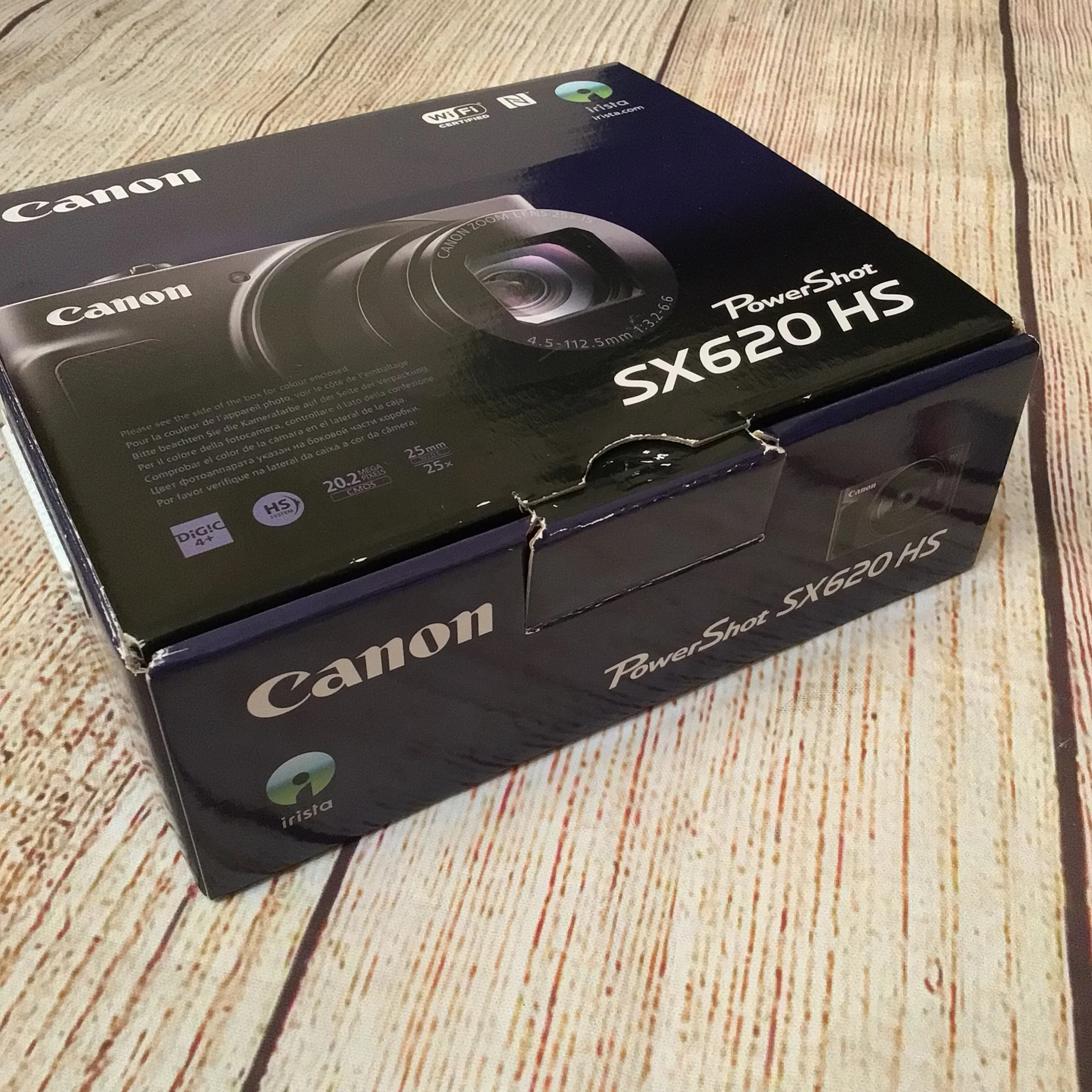 Canon PowerShot SX620 HS Wi-Fi Digital Camera w/Box & Charger - Image 17