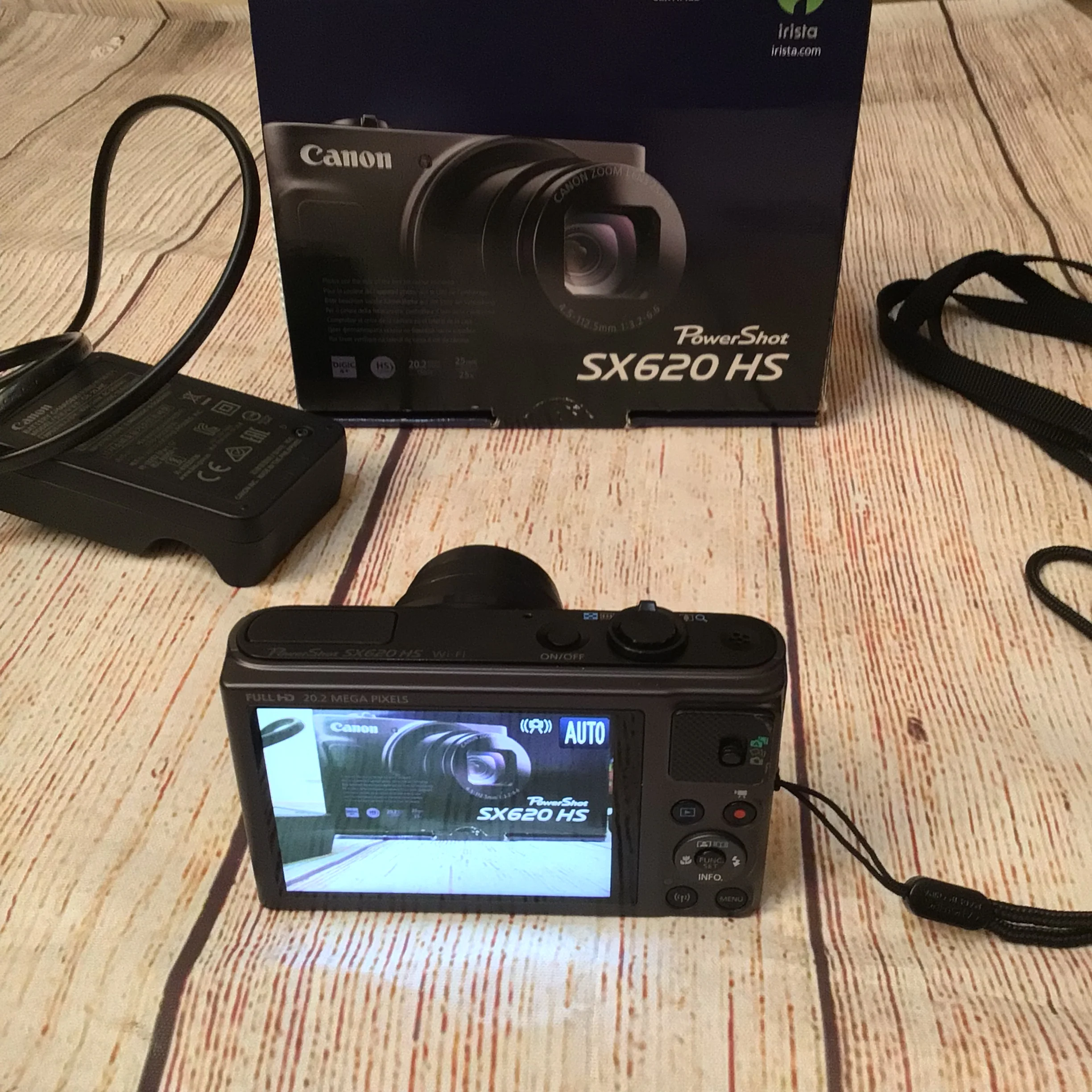 Canon PowerShot SX620 HS Wi-Fi Digital Camera w/Box & Charger - Image 4