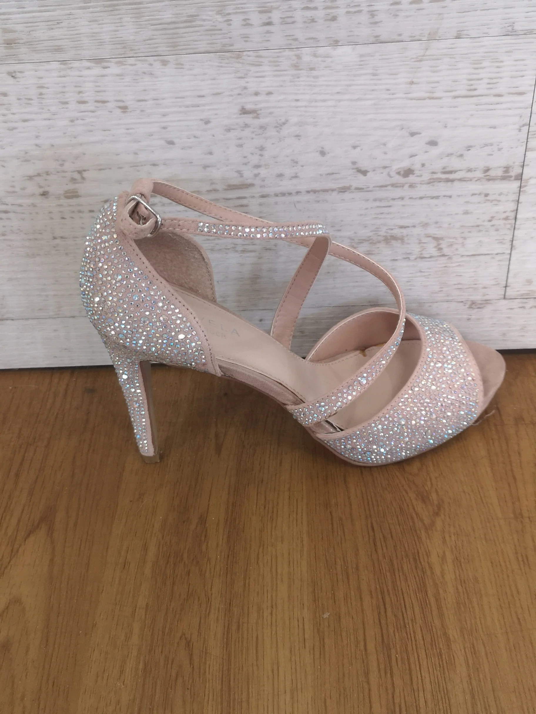 Carvela Kurt Geiger Pink Sparkly Heels Size 6 - Image 4