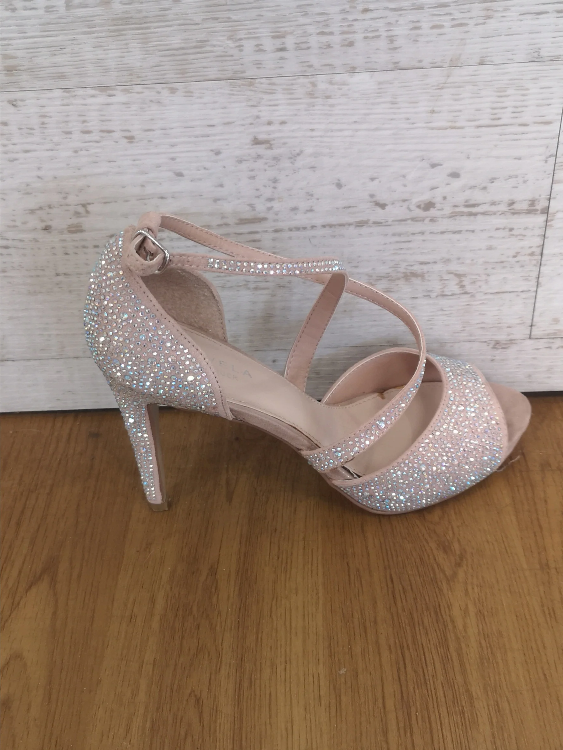 Carvela Kurt Geiger Pink Sparkly Heels Size 6 - Image 5