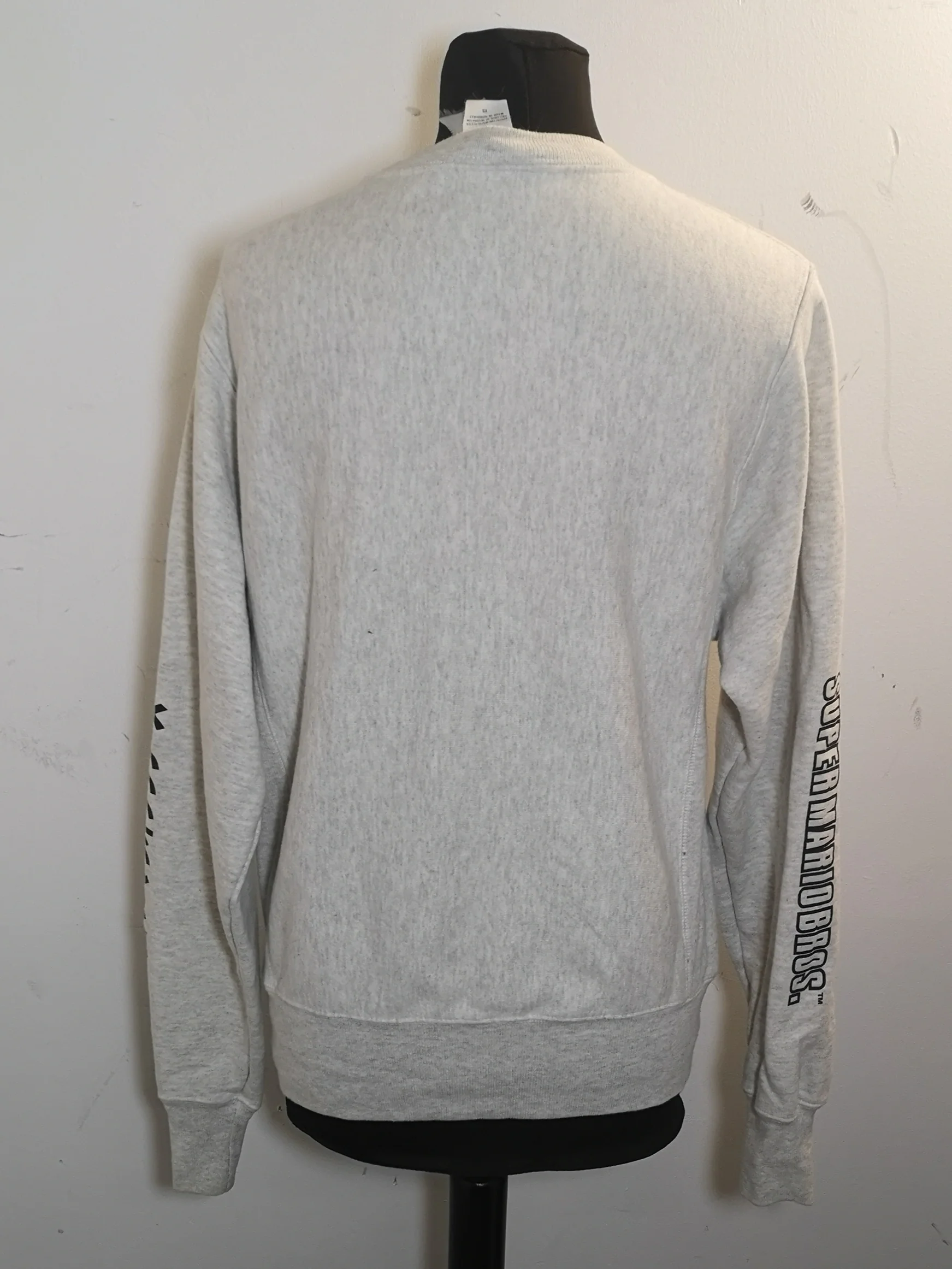Champion x Super Mario Reverse Weave Crewneck Sweatshirt Men's Size XS - Image 4