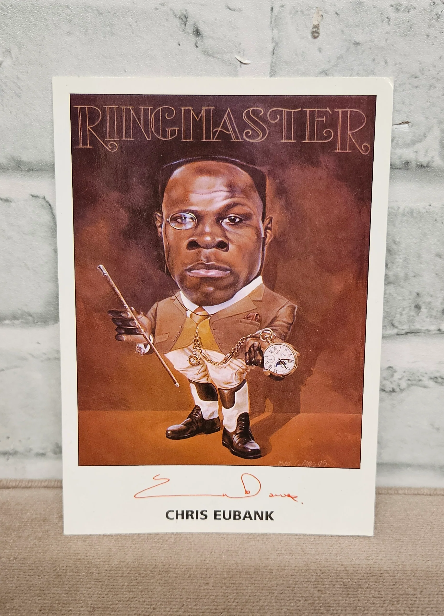 Chris Eubank 'Ringmaster' Signed Postcard (NOT AUTHENTICATED)