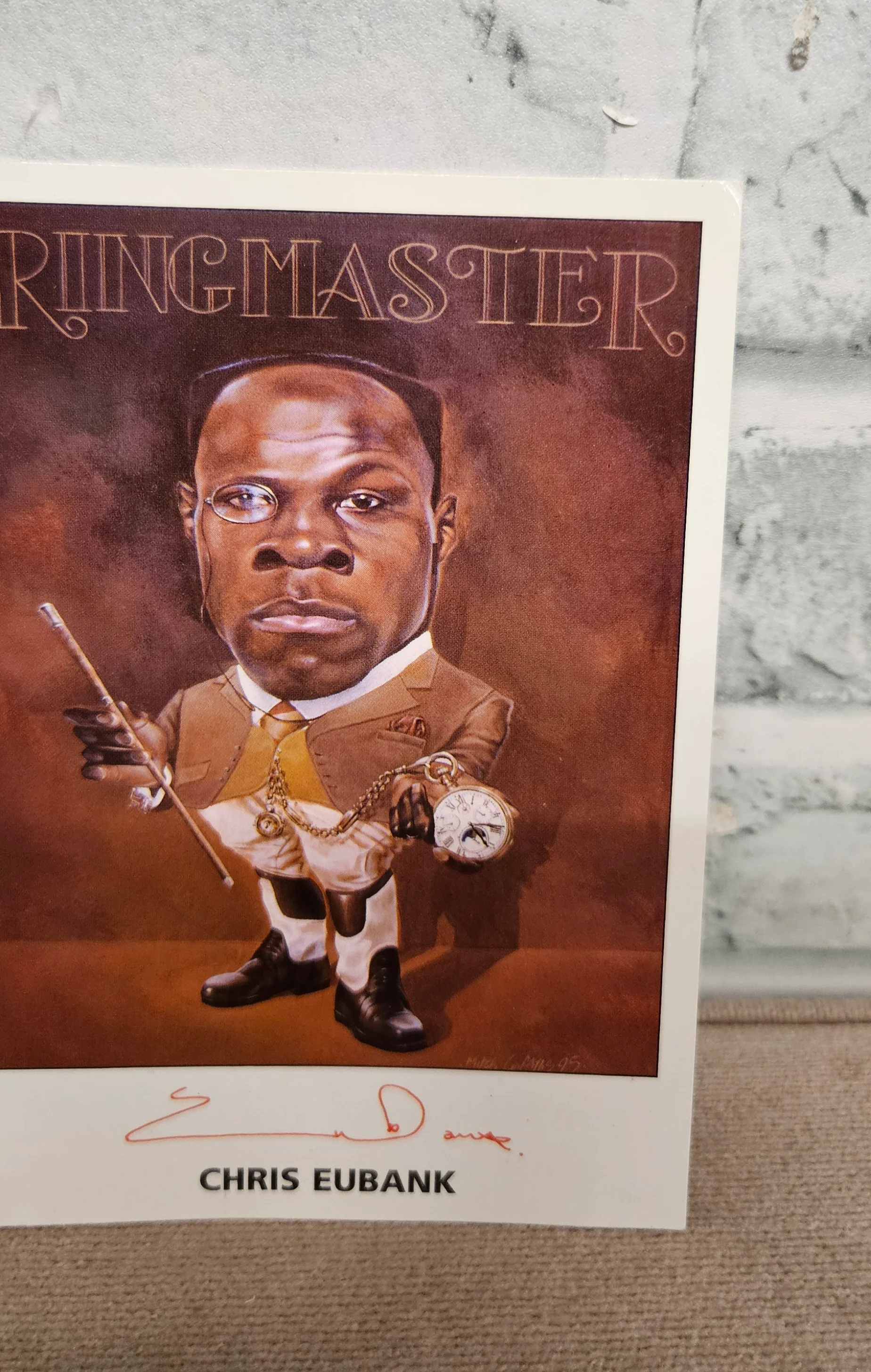 Chris Eubank 'Ringmaster' Signed Postcard (NOT AUTHENTICATED) - Image 4