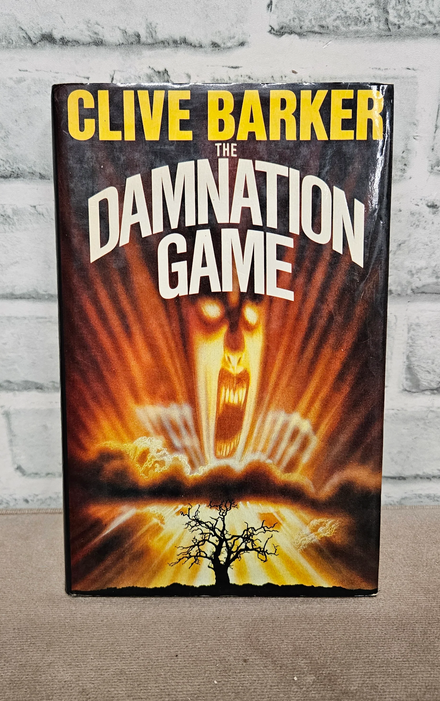 Clive Barker The Damnation Game Hardback 1985