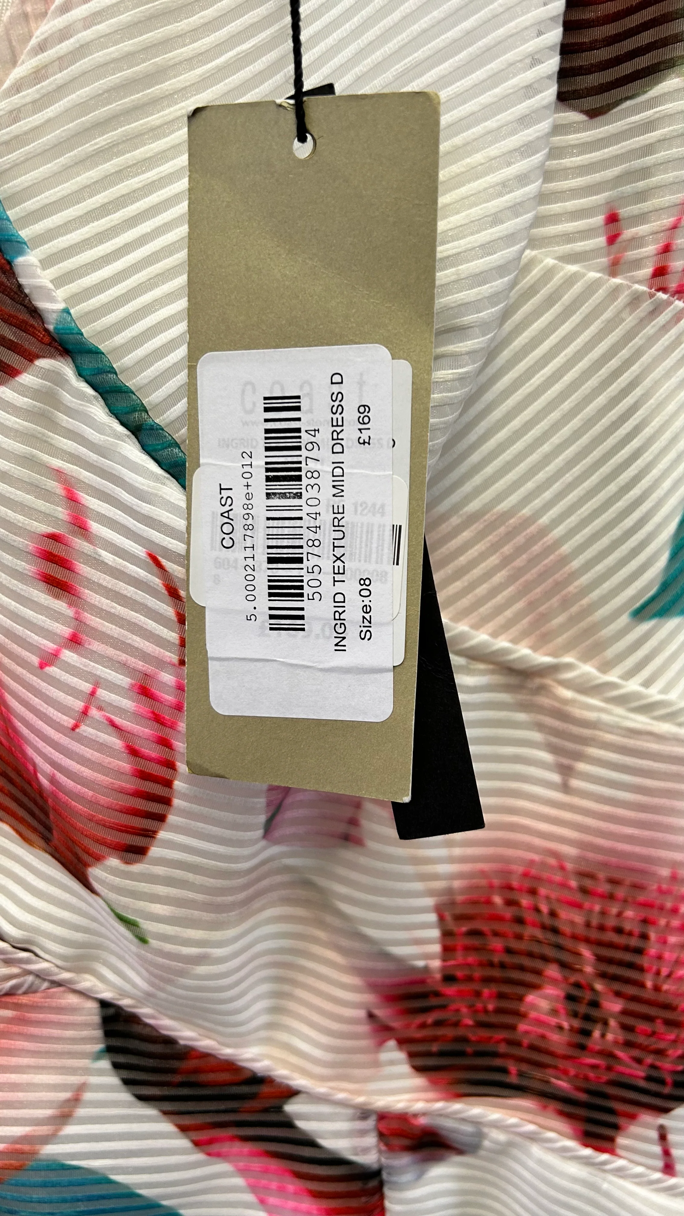 Coast BNWT Dress, size 8, Floral, White - Image 7