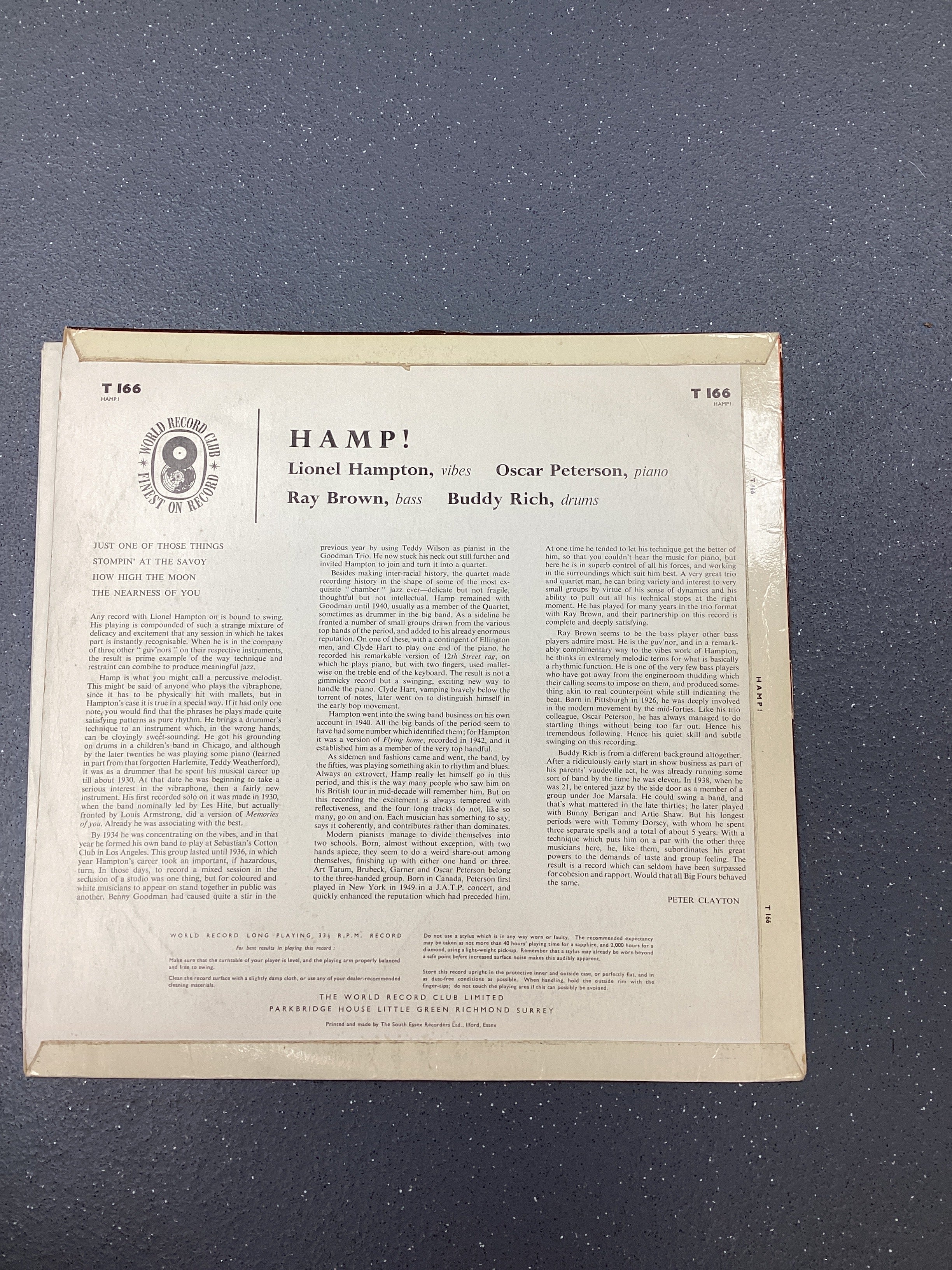 Lionel Hampton: Hamp! Vinyl - Image 2