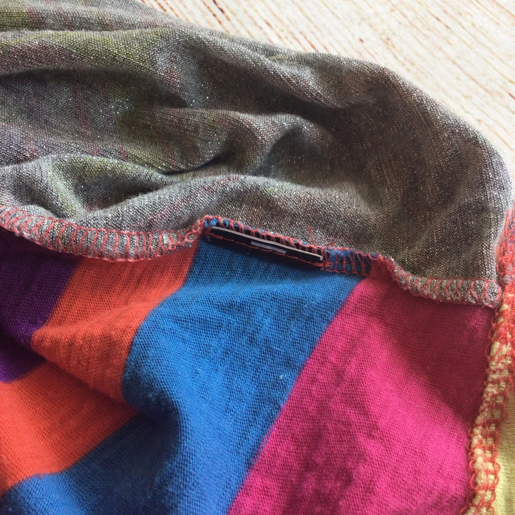 Custo Barcelona Y2K Multi Orange Purple Green Rainbow Tank Top Size Ch 32 (approx.) - Image 5
