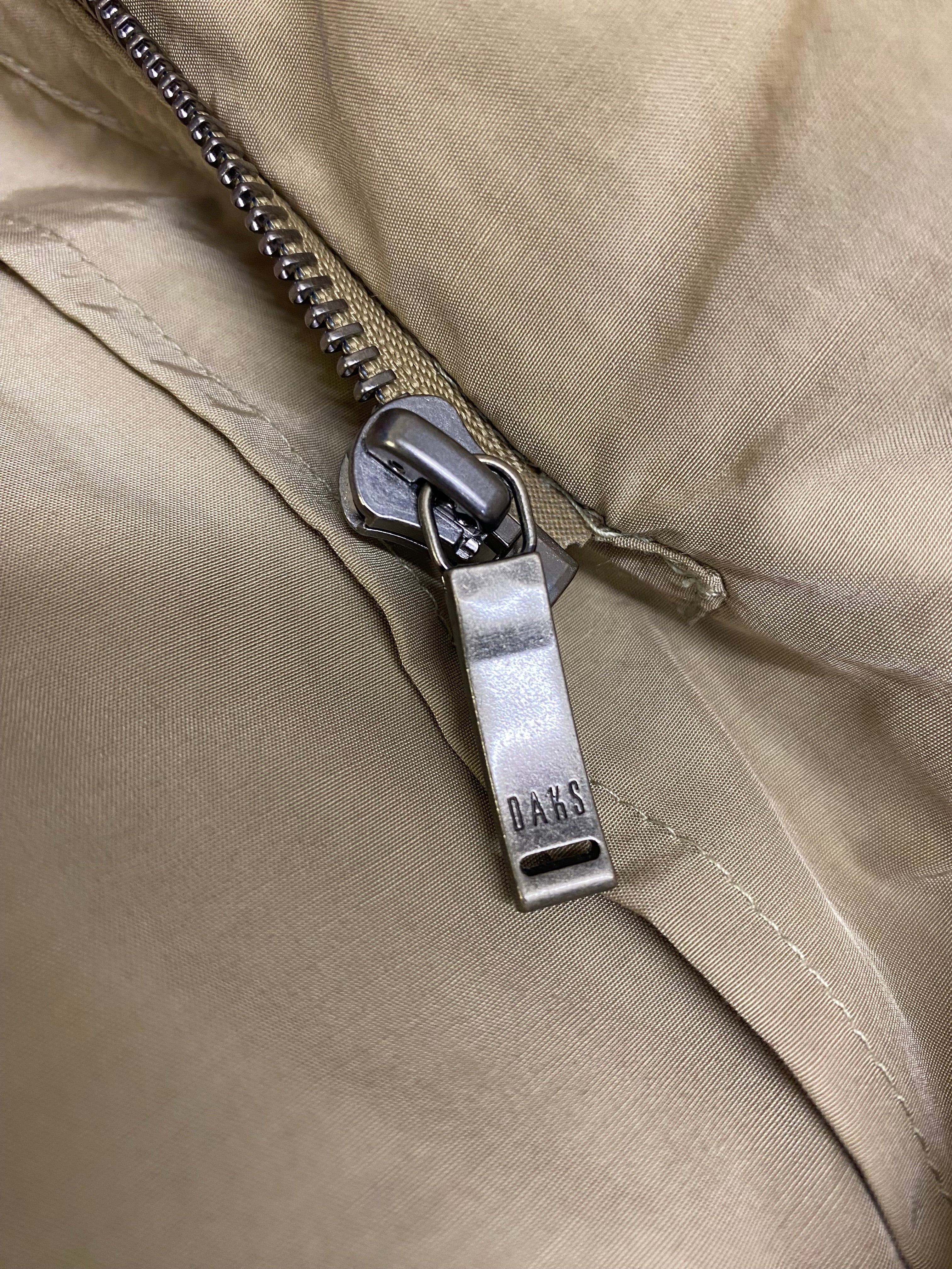 DAKS London Beige Coat Size XL - Image 5