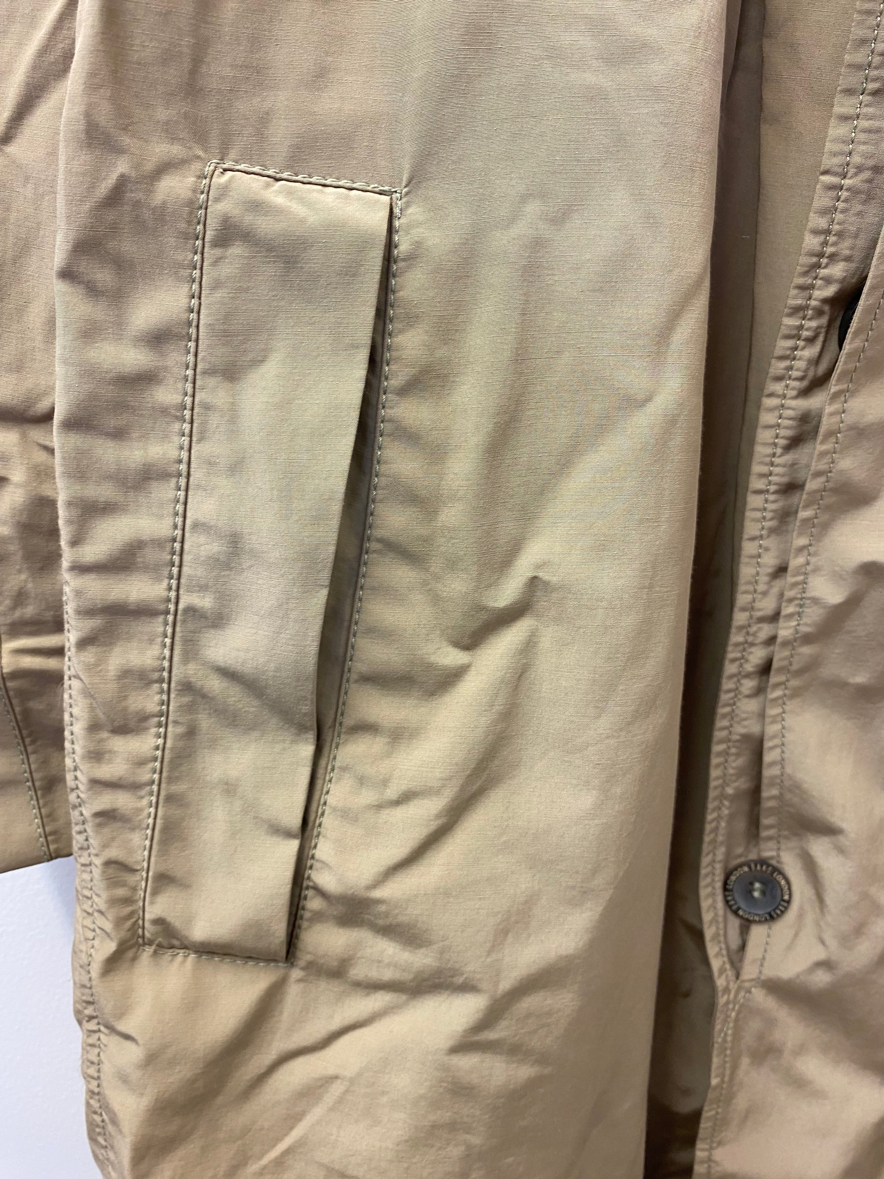 DAKS London Beige Coat Size XL - Image 9