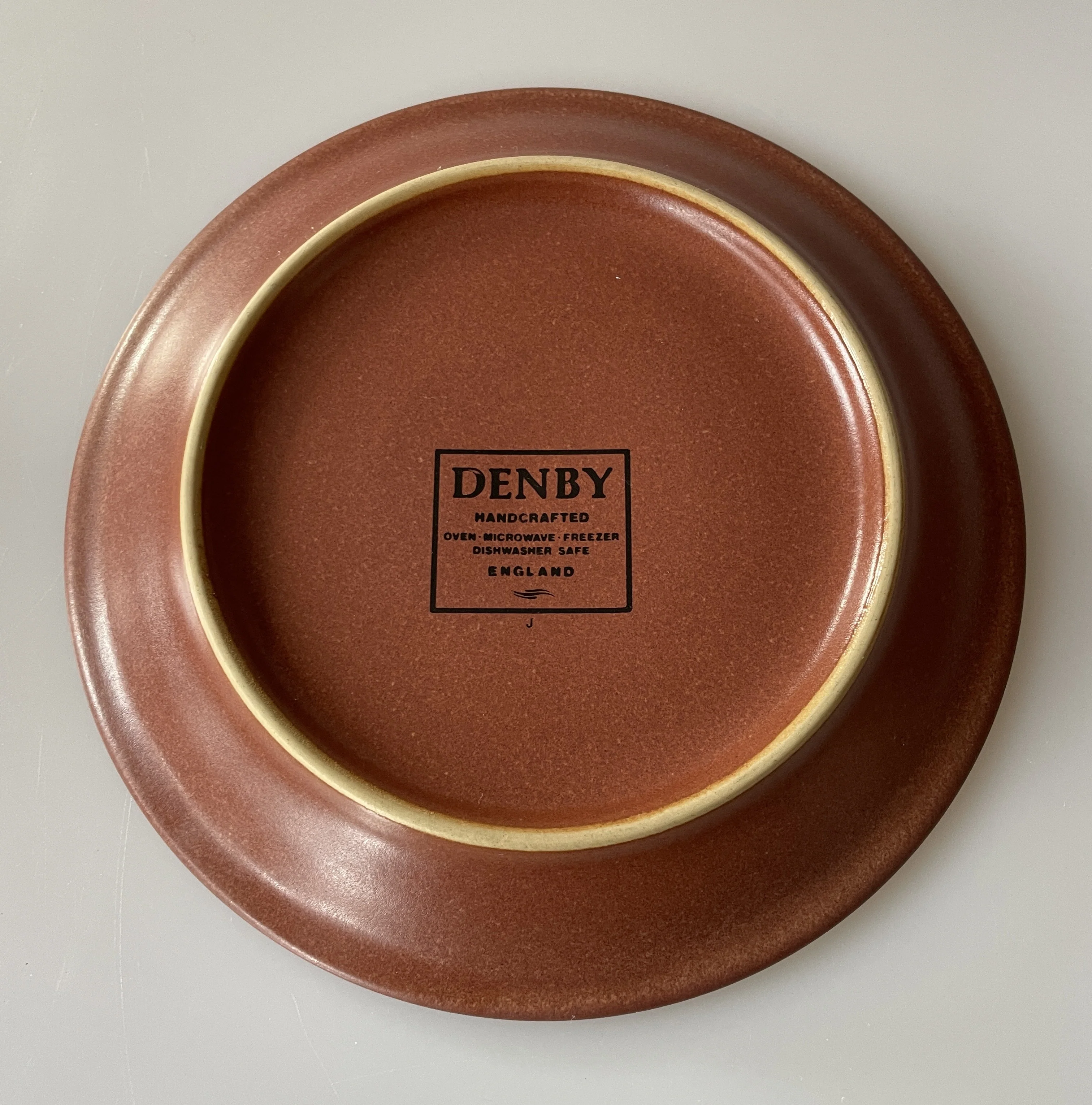 Denby Juice Lemon Yellow & Terracotta Saucers x 2 - Image 4